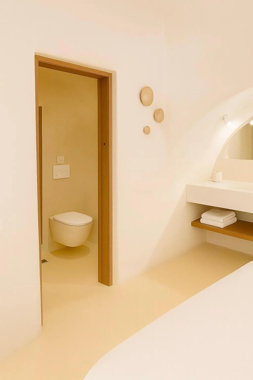 Hot Tub in Chic Hotel Santorini