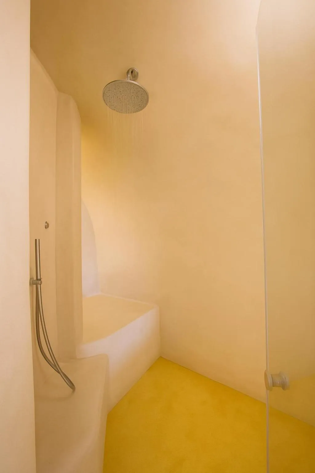 Bathroom, Bed in Chic Hotel Santorini