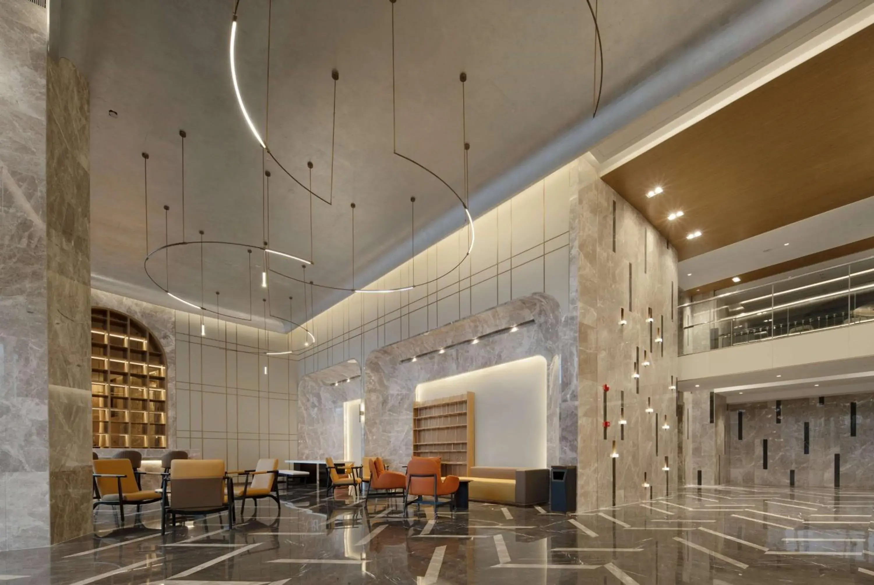 Lobby or reception in Days Hotel by Wyndham Chongqing Chenjiaping Lobby or reception in Days Hotel by Wyndham Chongqing Chenjiaping