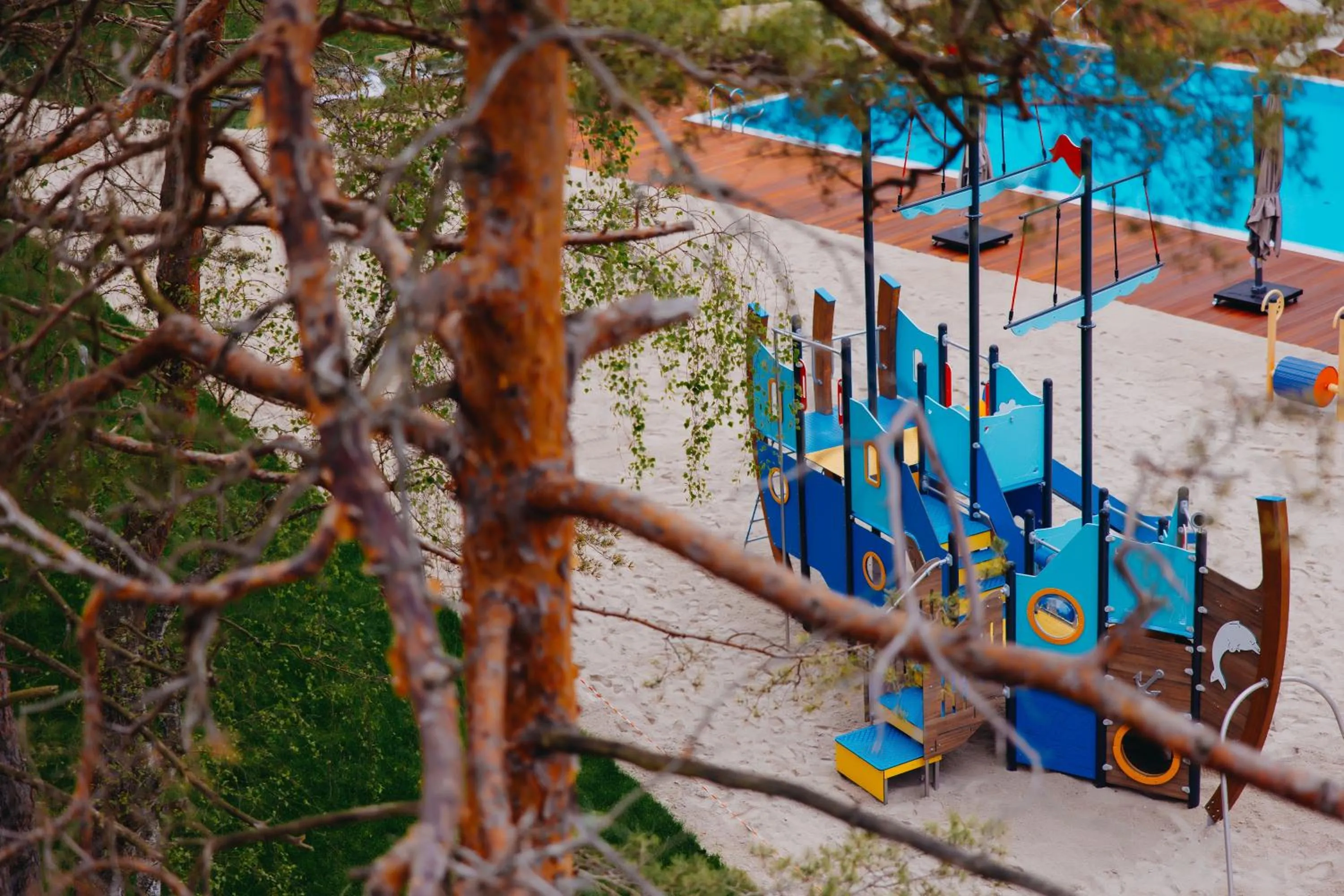 Children play ground in Hotel Linea Mare