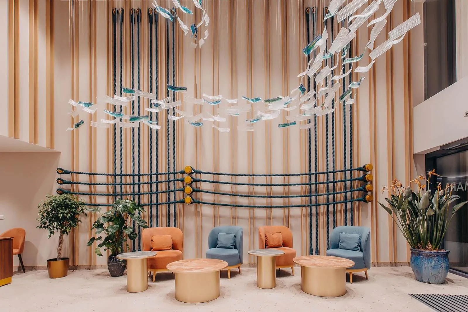 Lobby or reception in Hotel Linea Mare