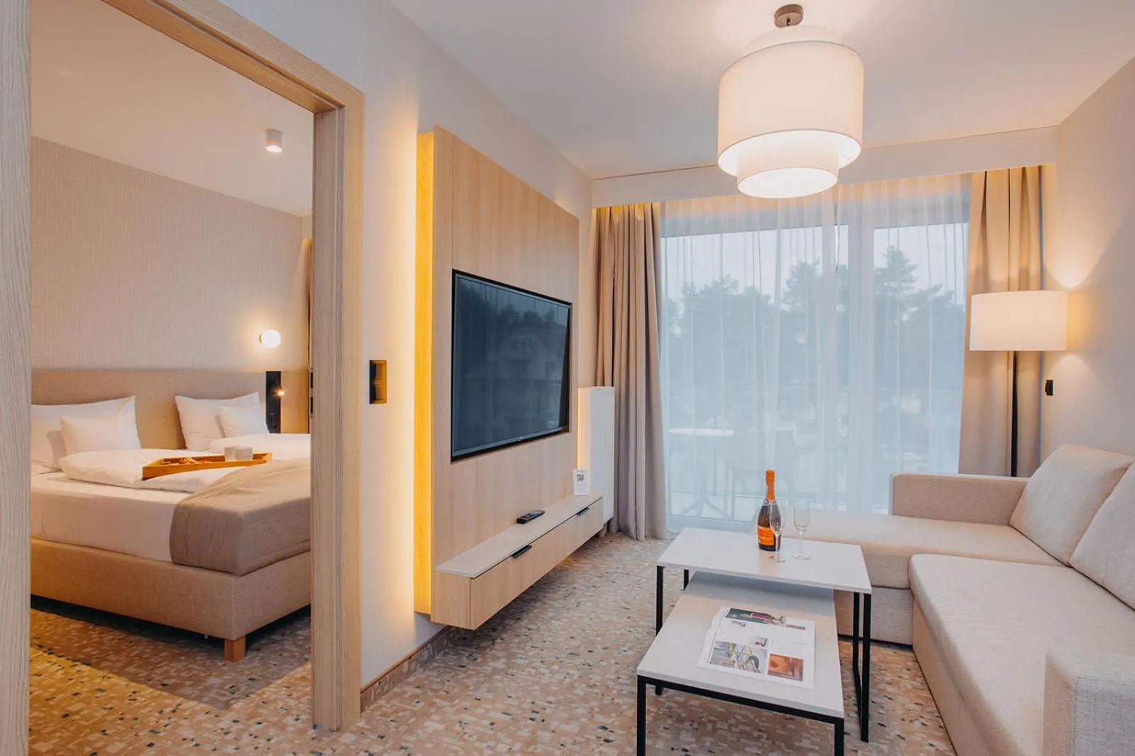 Bed in Hotel Linea Mare