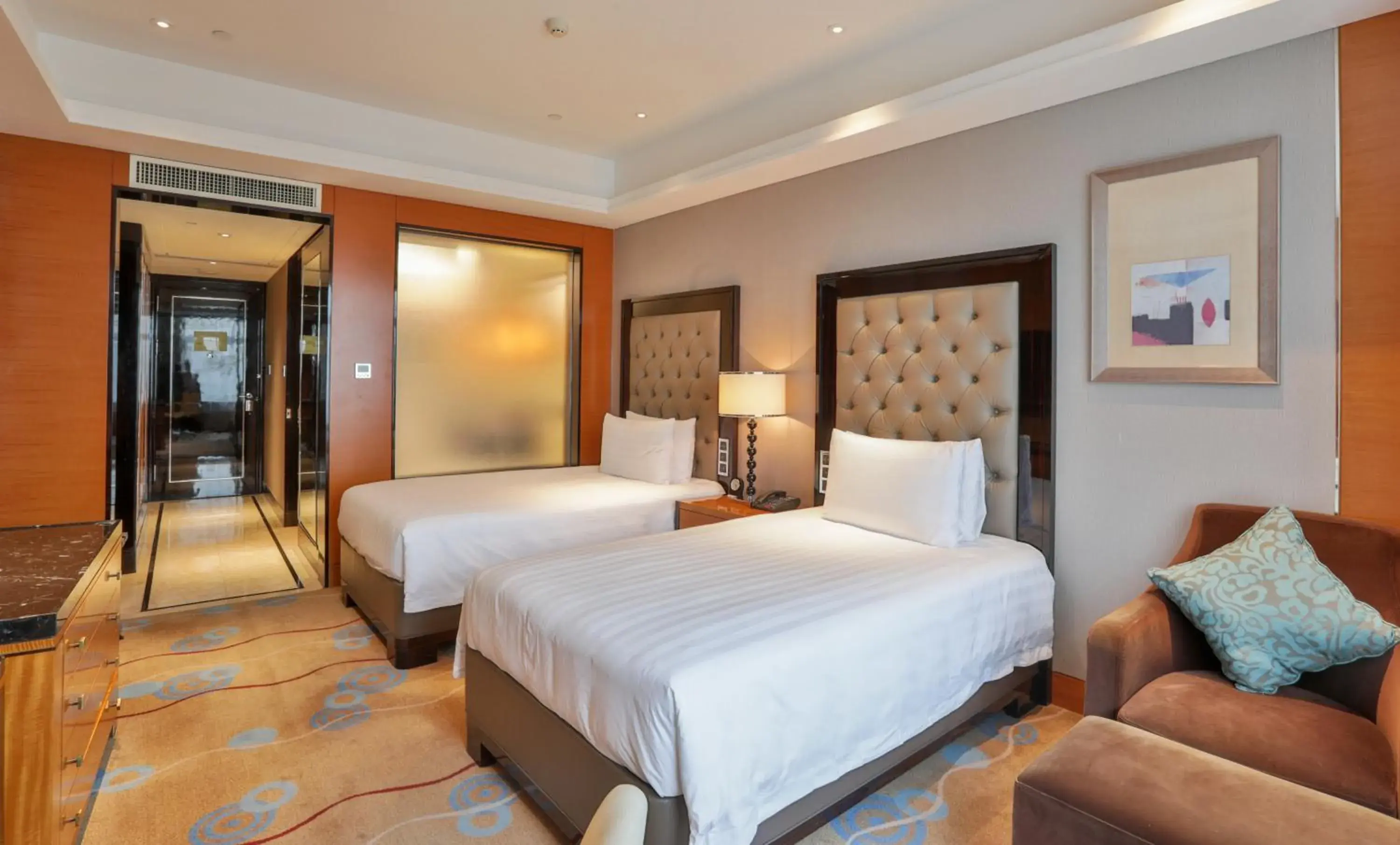 Deluxe Twin Room in Changzhou Yuanzhou Hotel Deluxe Twin Room in Changzhou Yuanzhou Hotel