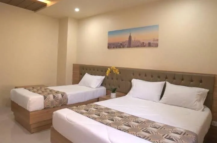 Bed in Golden Suites