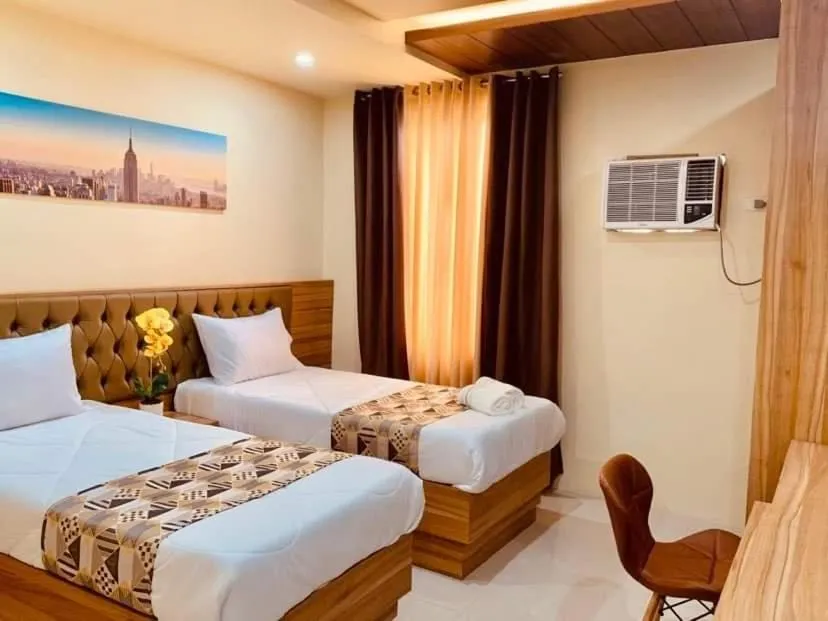 Bed in Golden Suites