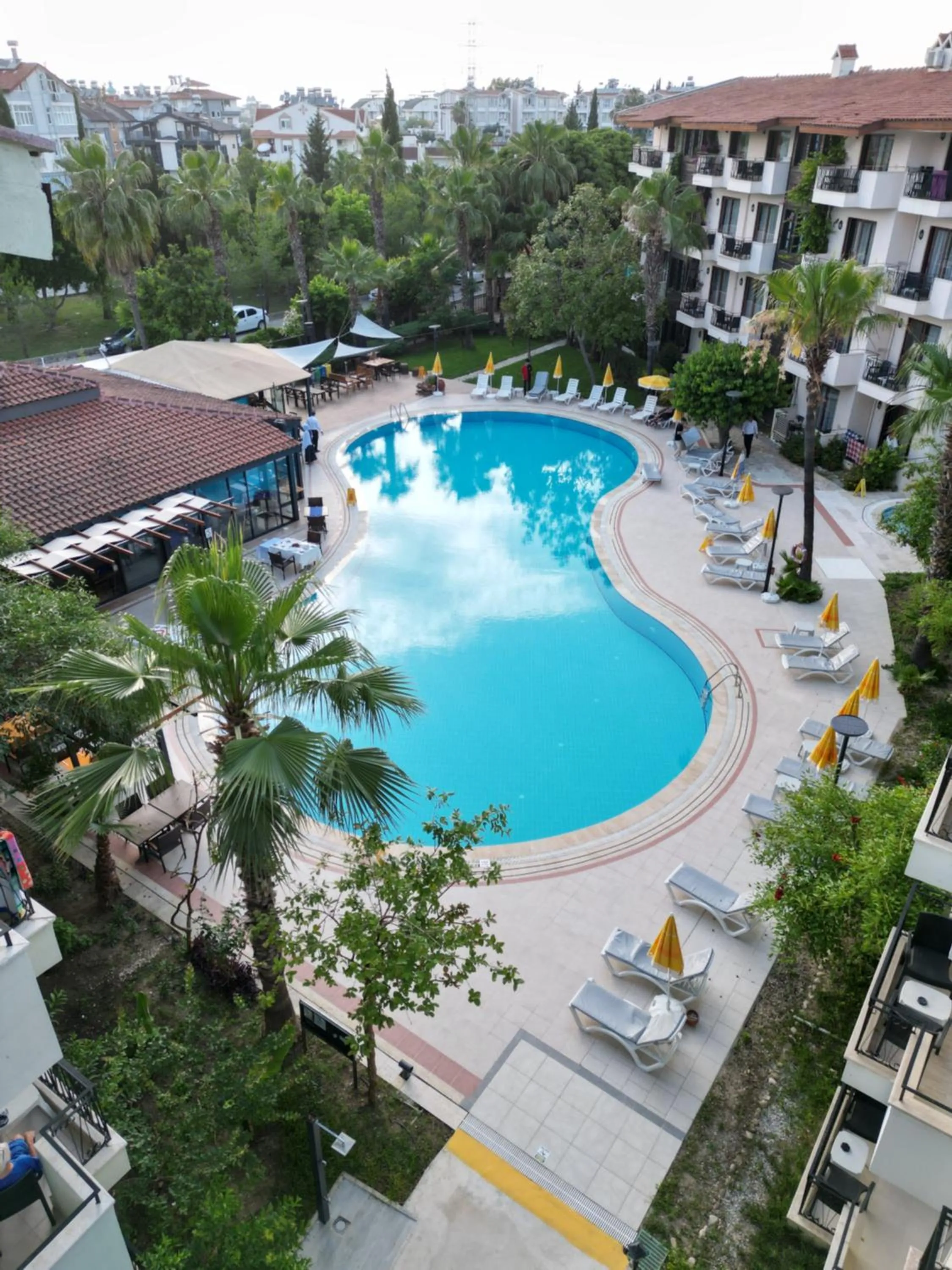 Pool view in LEMAS SUITE HOTEL