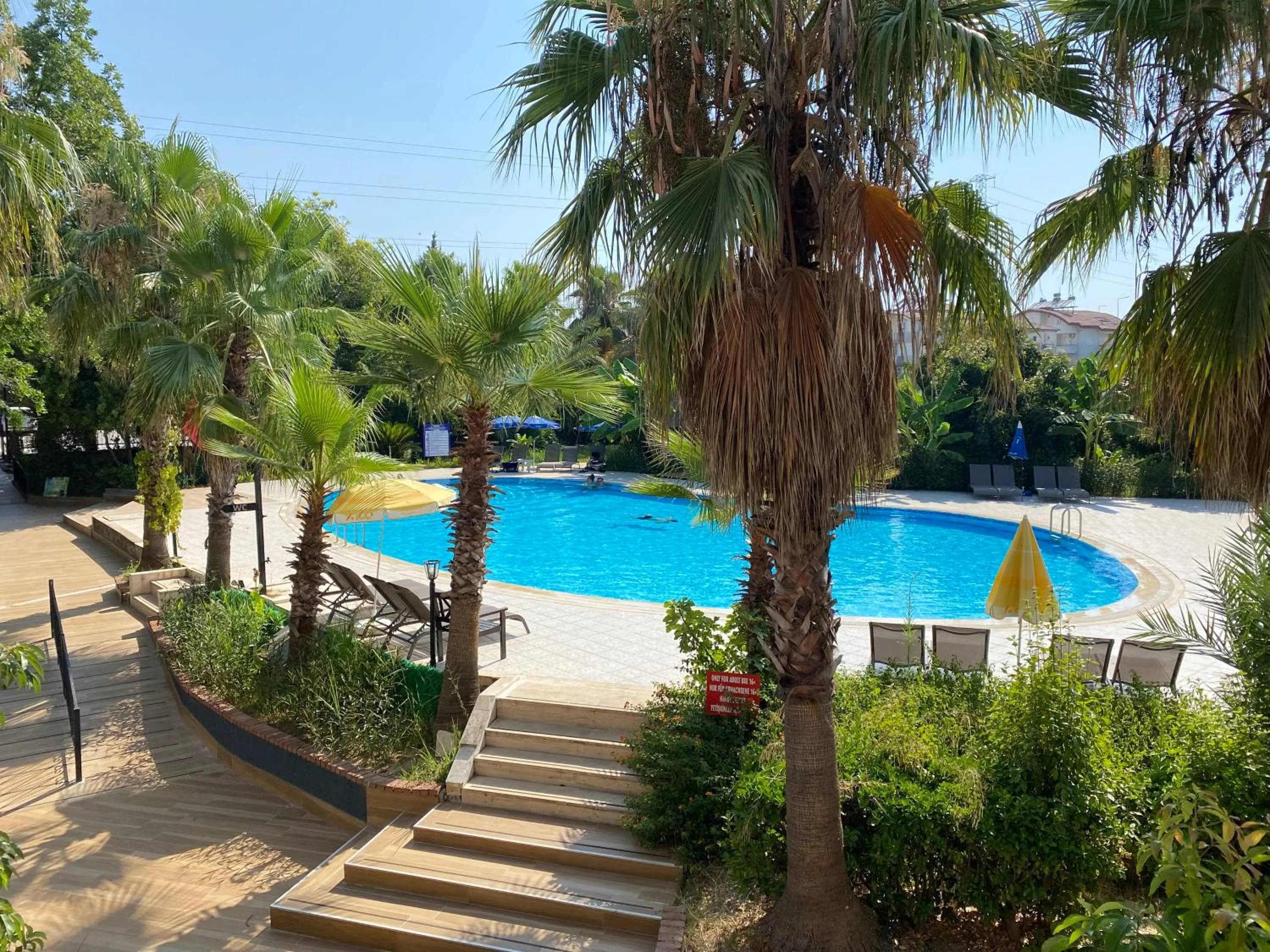 Pool view in LEMAS SUITE HOTEL