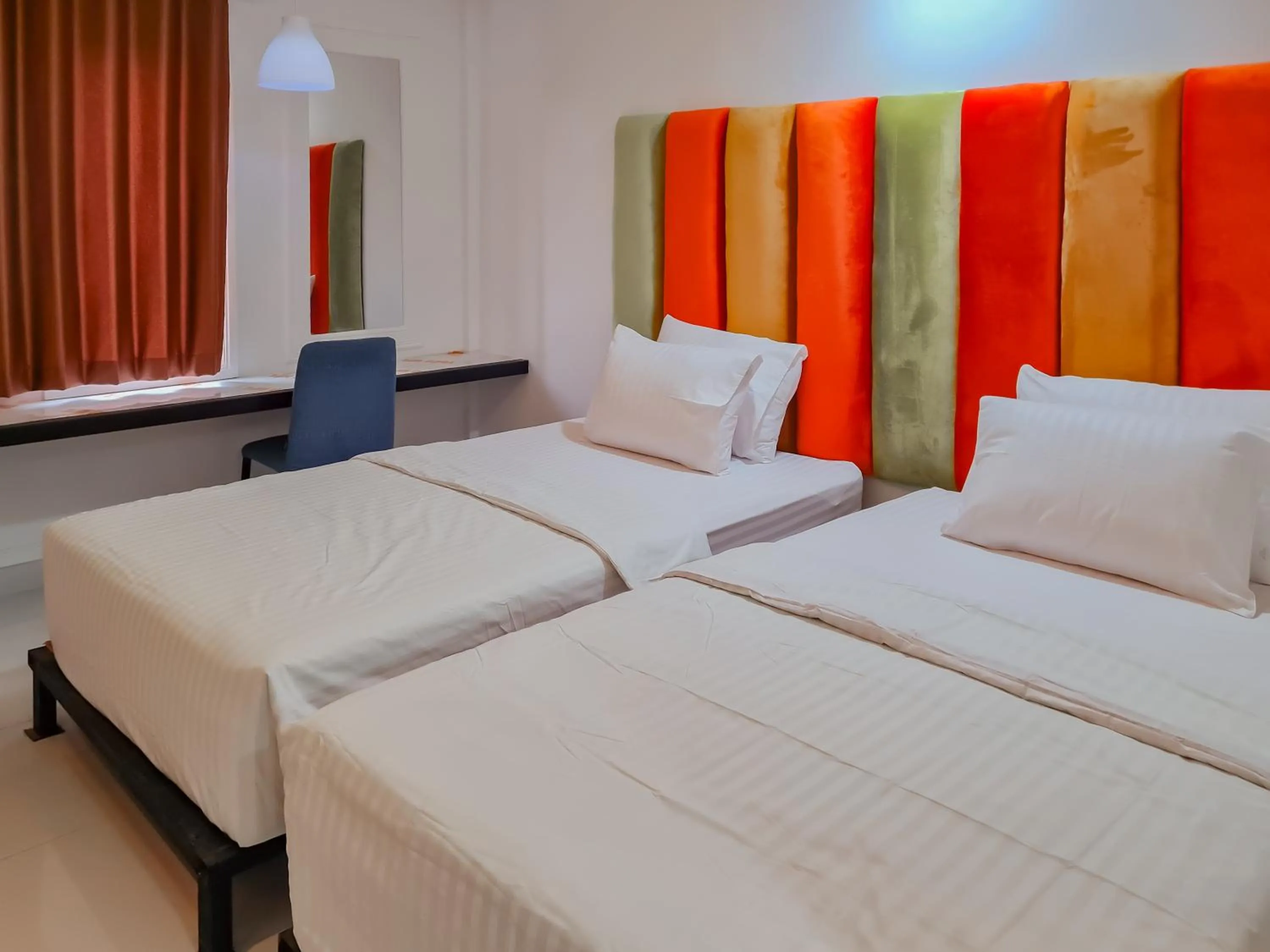 Bedroom, Bed in Sans Hotel Grand Sabaraya Cikampek