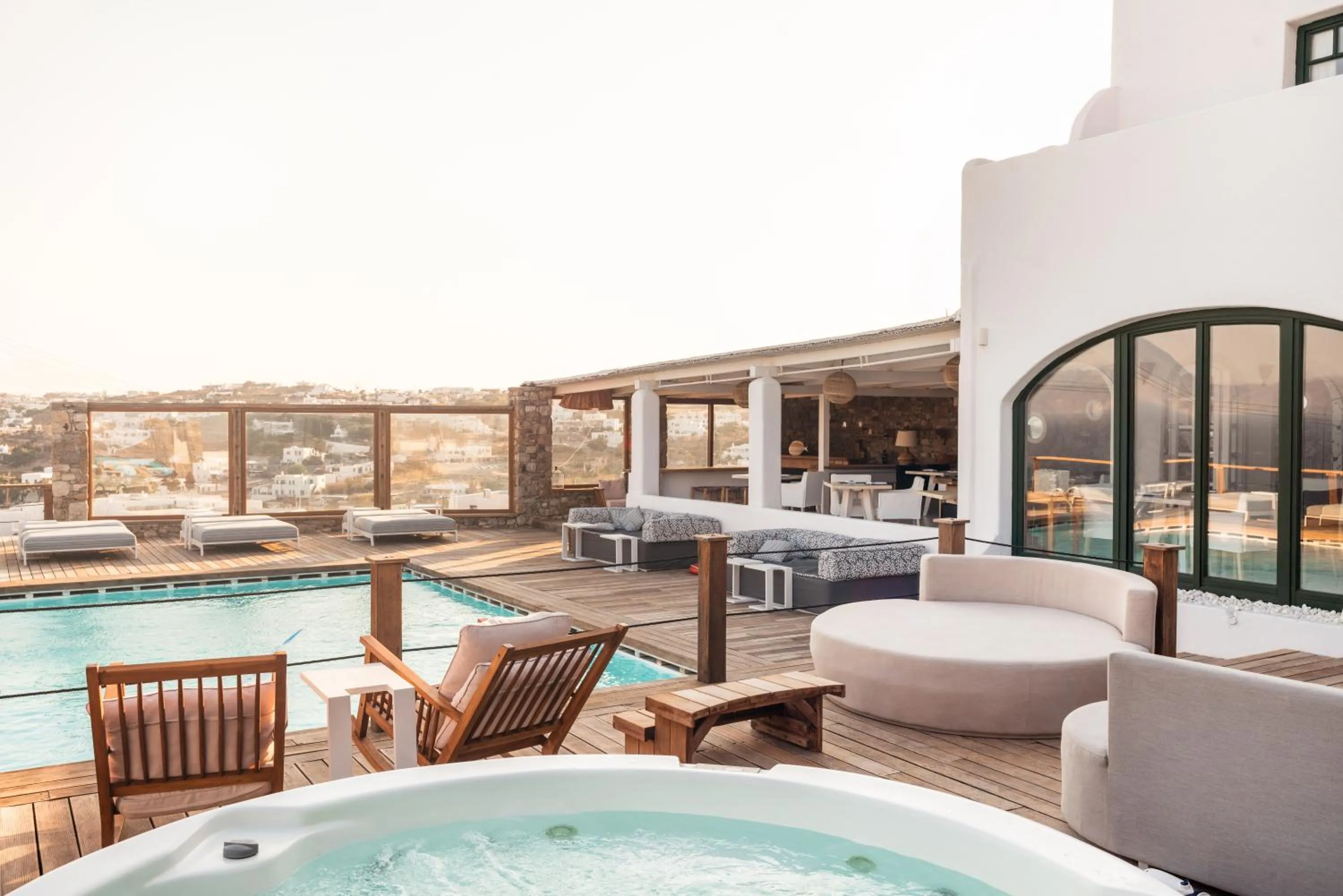 Swimming pool in Tharroe of Mykonos Boutique Hotel