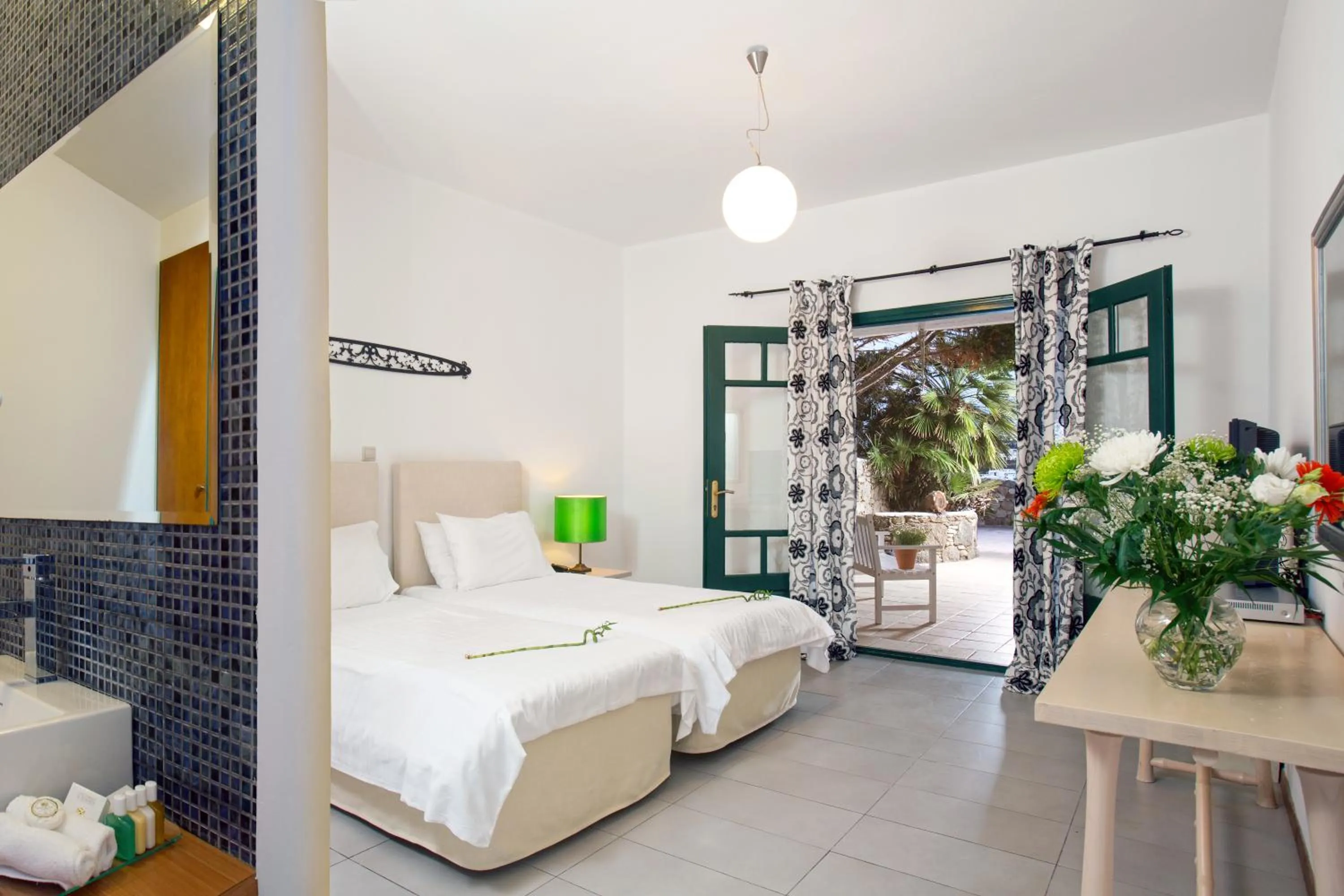 Photo of the whole room, Bed in Tharroe of Mykonos Boutique Hotel