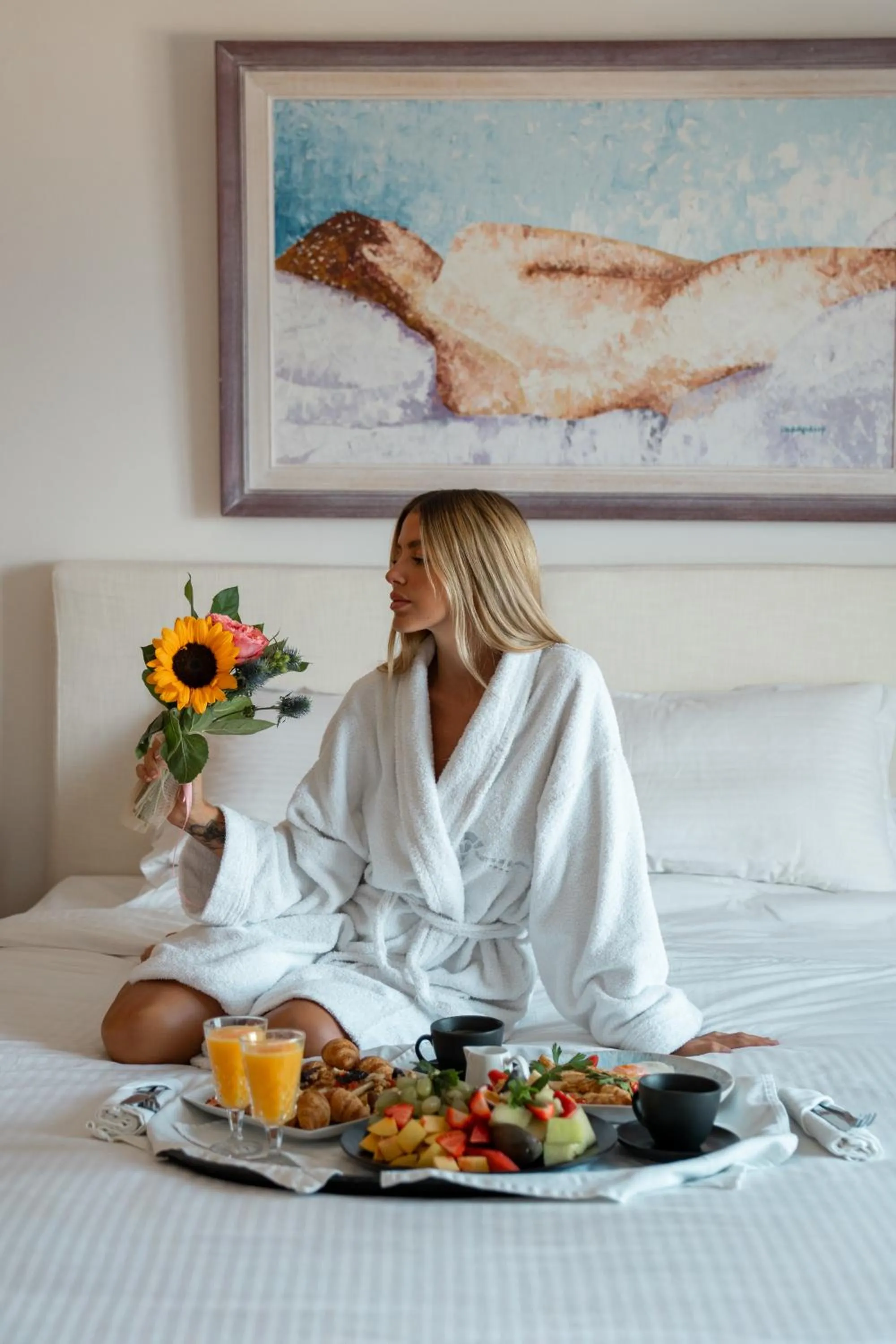 Bedroom, Bed in Tharroe of Mykonos Boutique Hotel