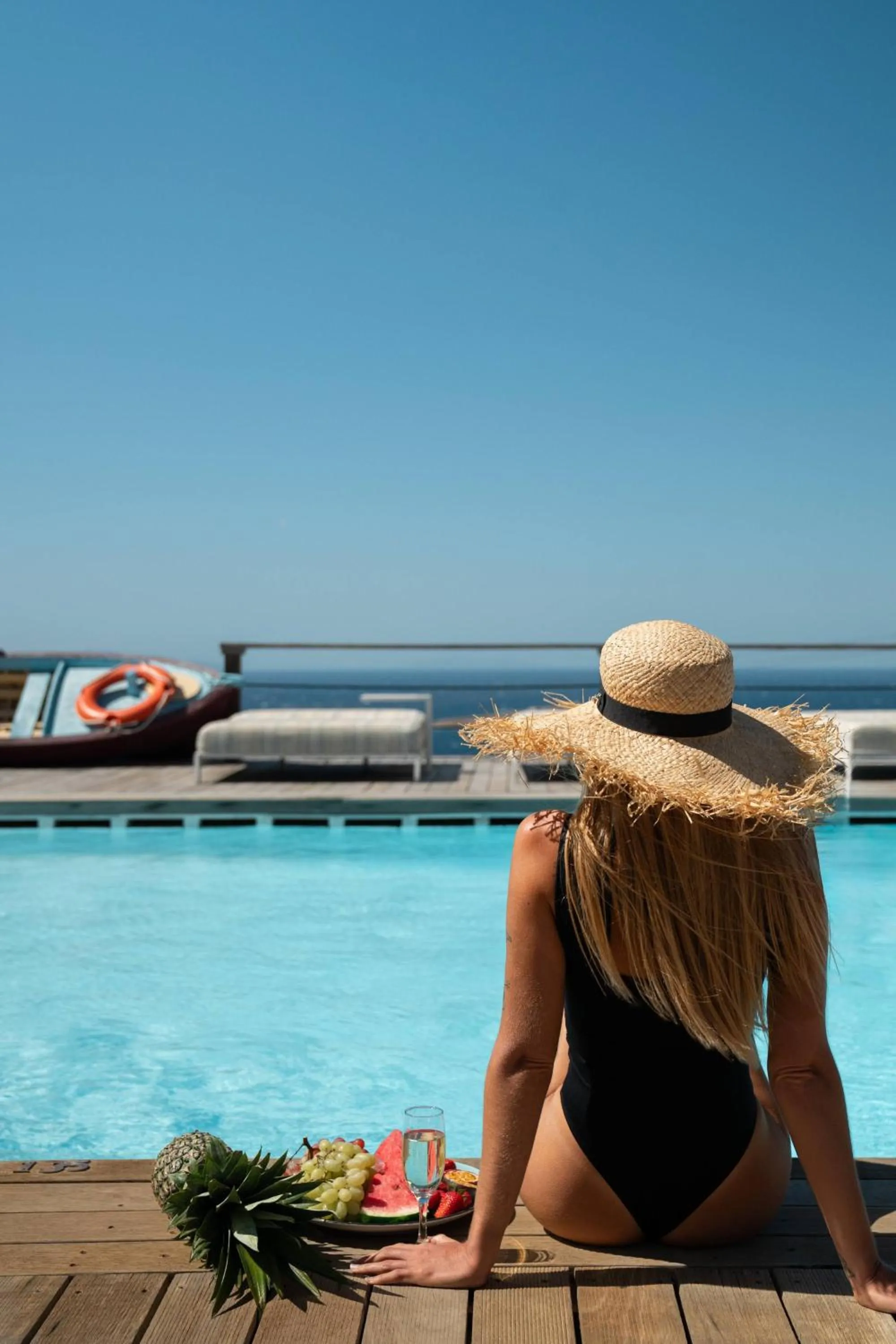 Balcony/Terrace in Tharroe of Mykonos Boutique Hotel