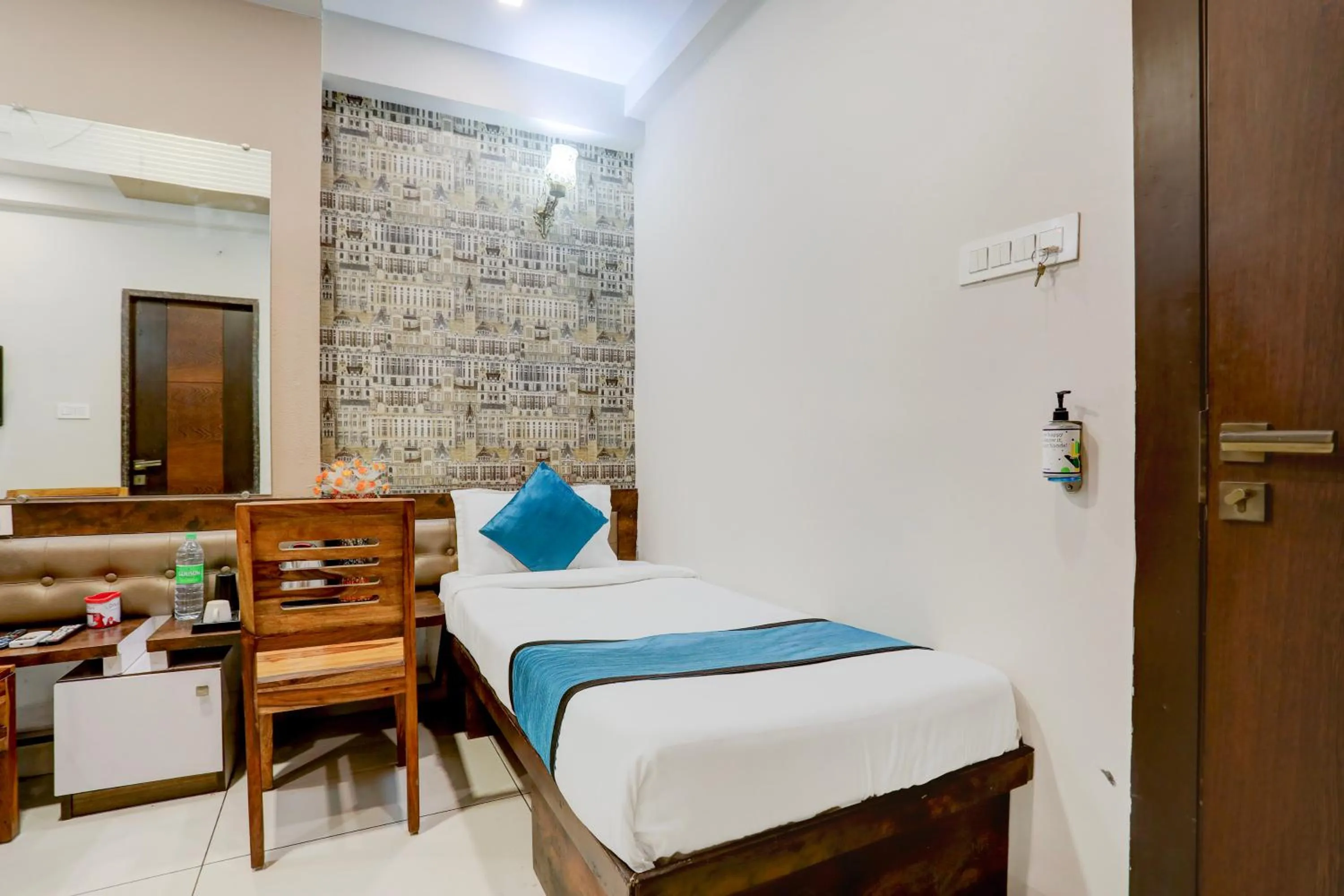 Bed in The Byke Business Hotel - Signature Planet Vijay Nagar