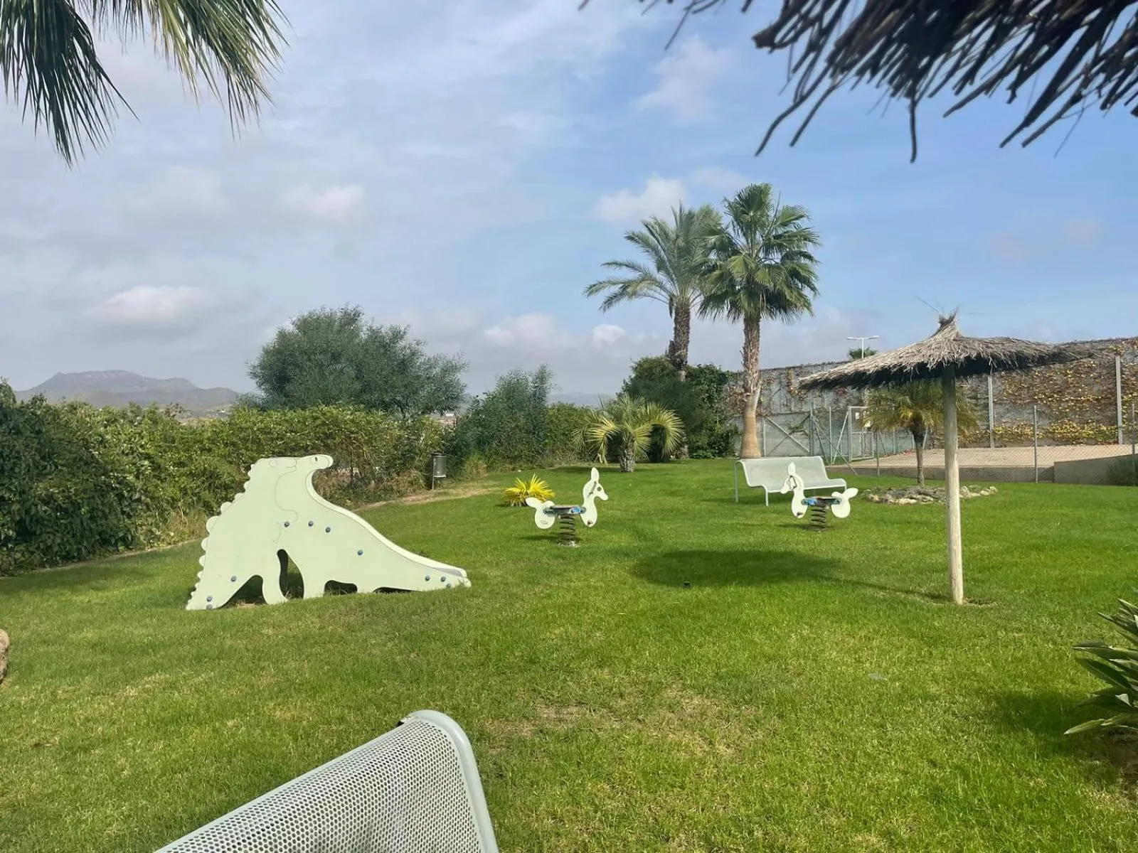 Garden view in Sunny Seaside Retreat in Puerto De Mazarron