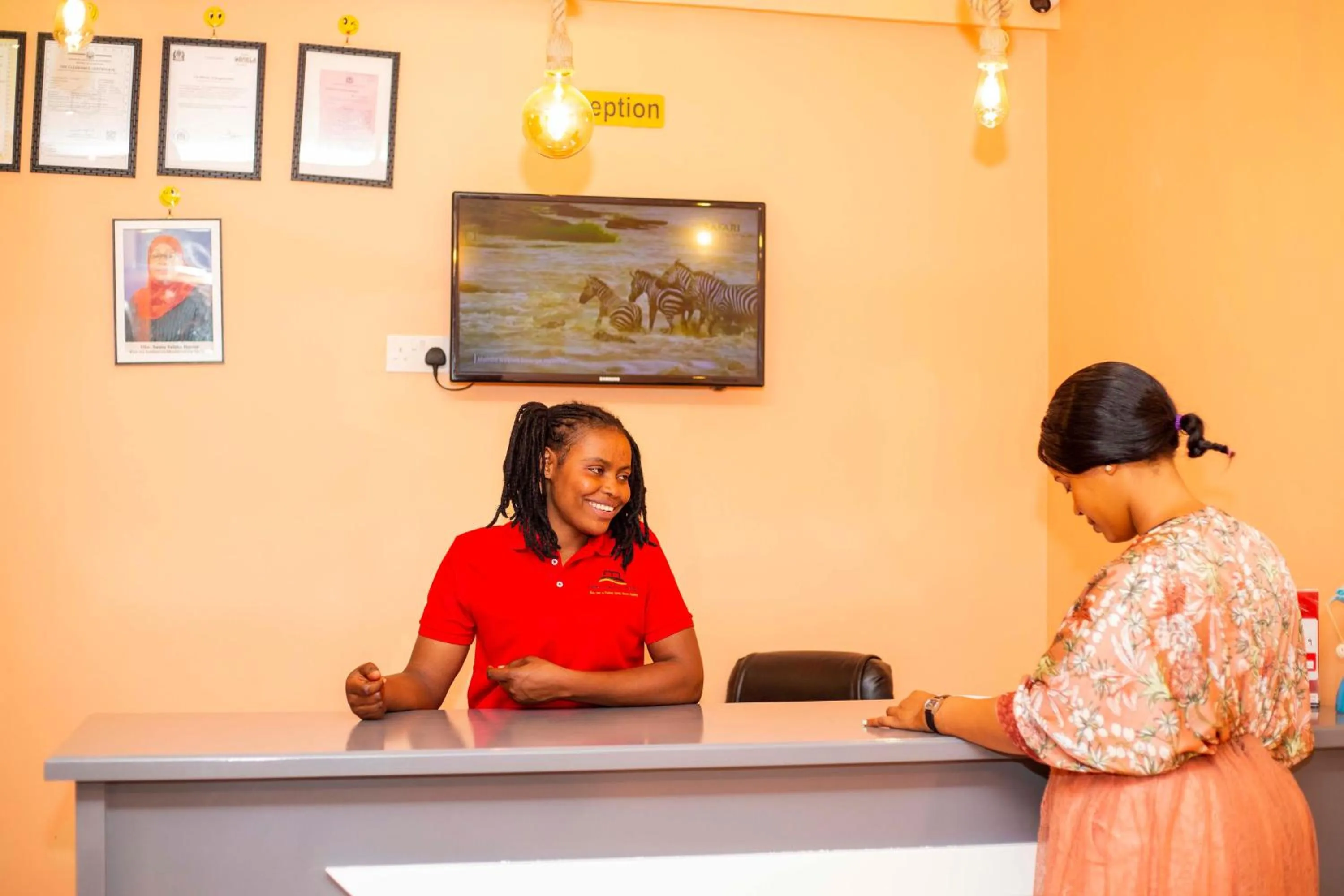 Lobby or reception in Kiteme Comfort Lodge