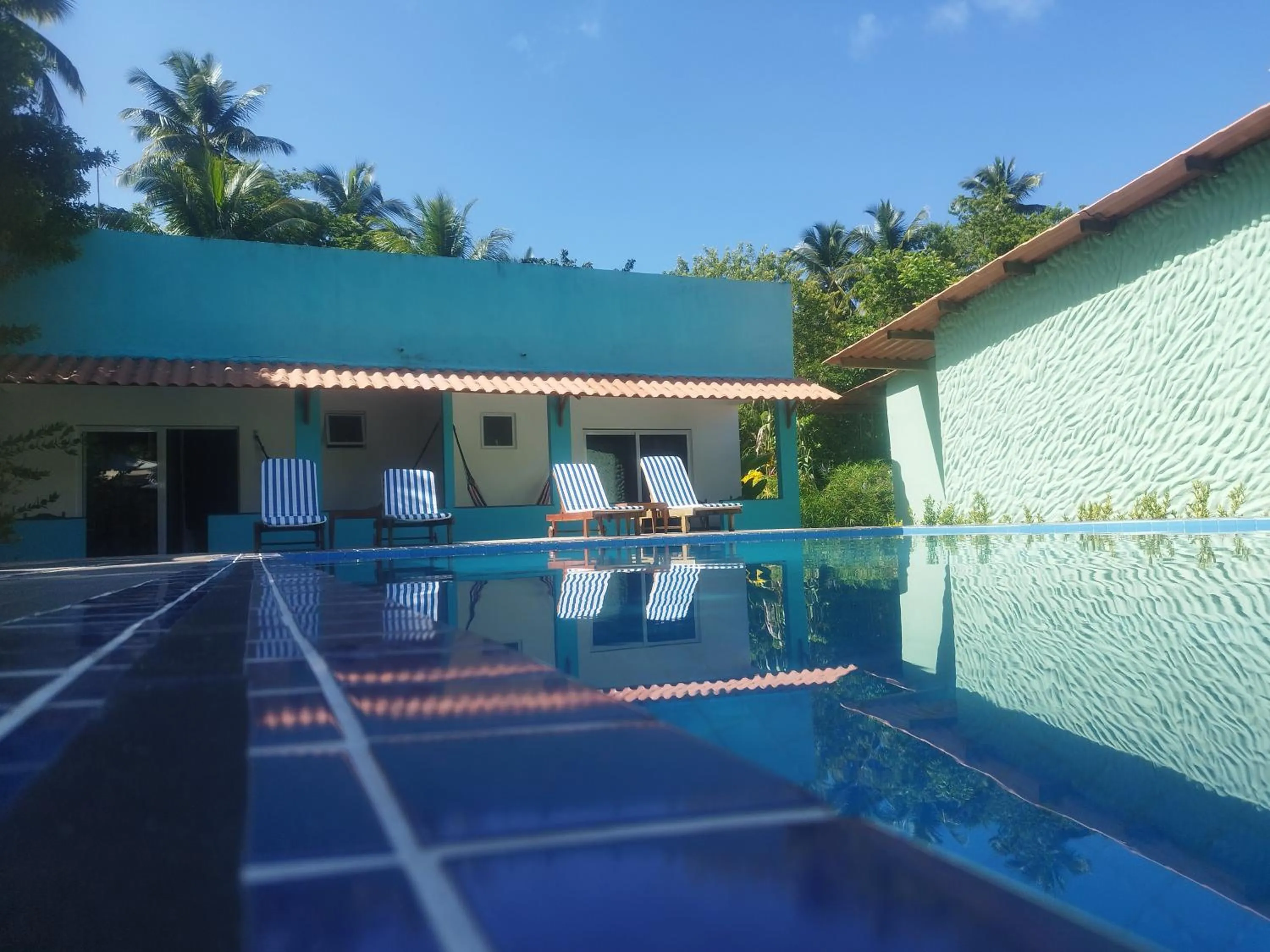 Swimming pool in Ajubá Pousada