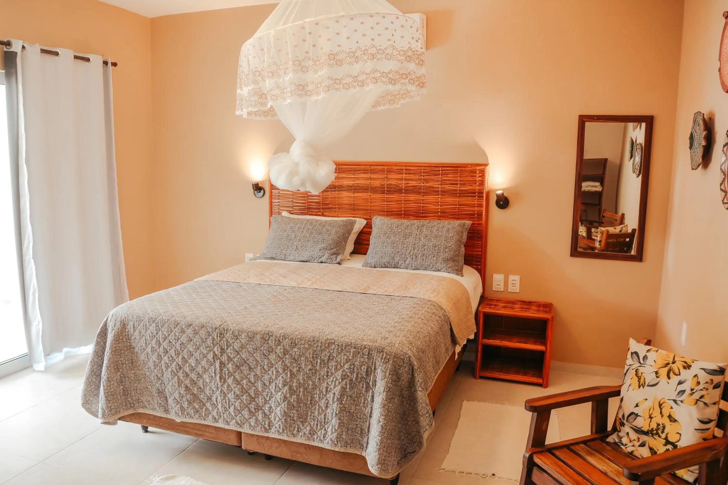 Bed in Ajubá Pousada