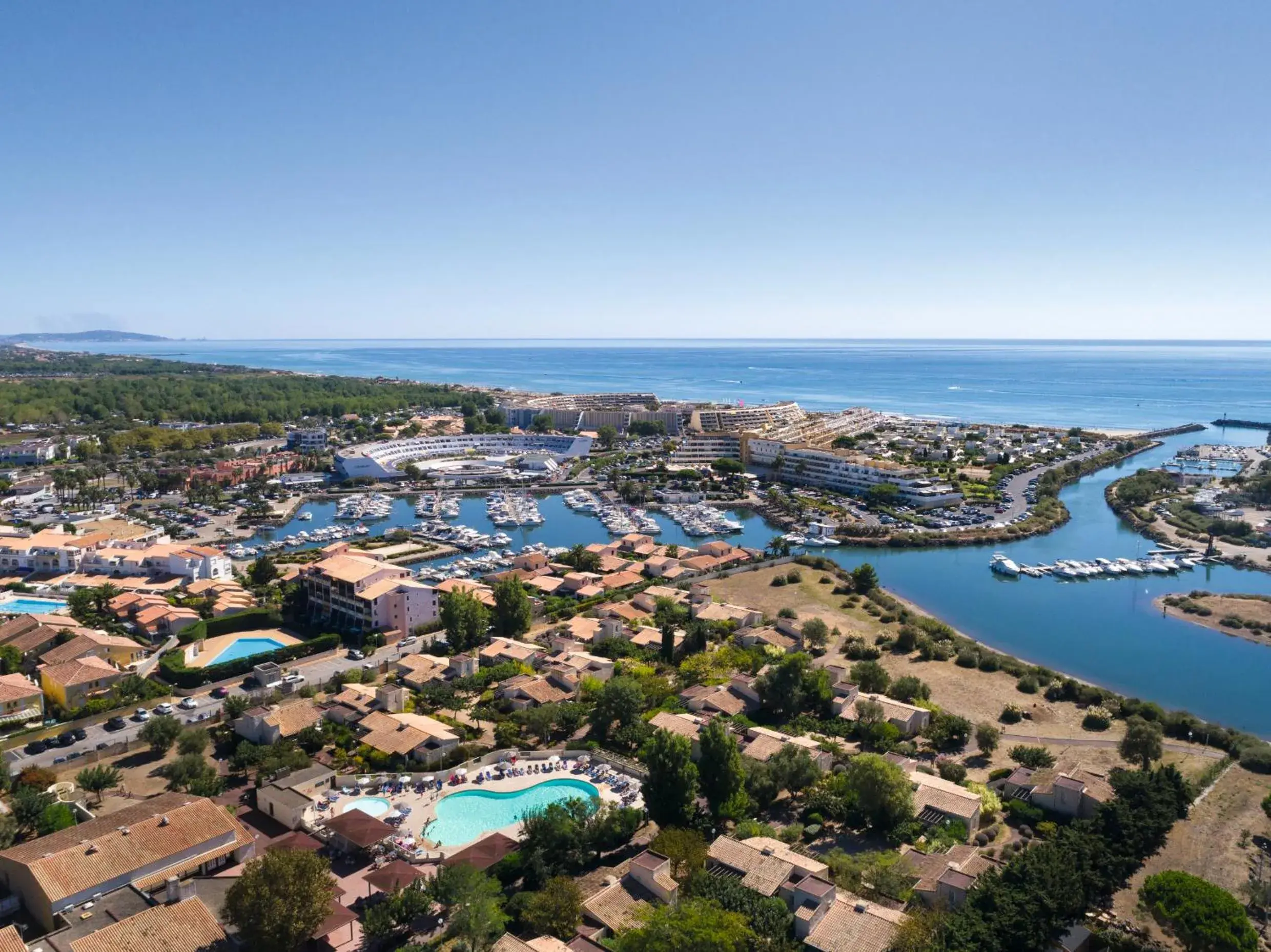 Bird's eye view in SOWELL Family Cap d’Agde Bird's eye view in SOWELL Family Cap d’Agde