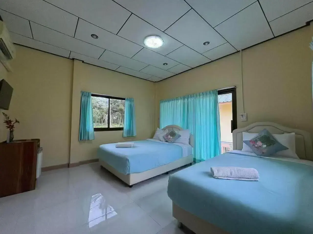 Bed in Thungwua laen resort Bed in Thungwua laen resort