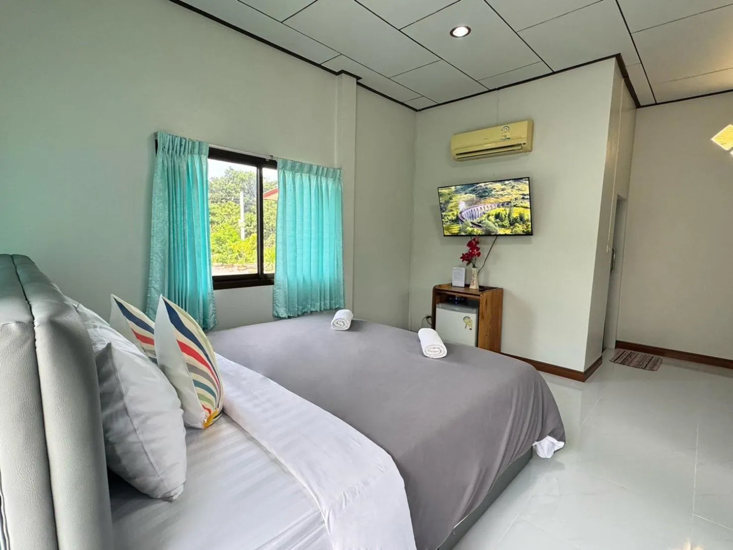 Bed in Thungwua laen resort