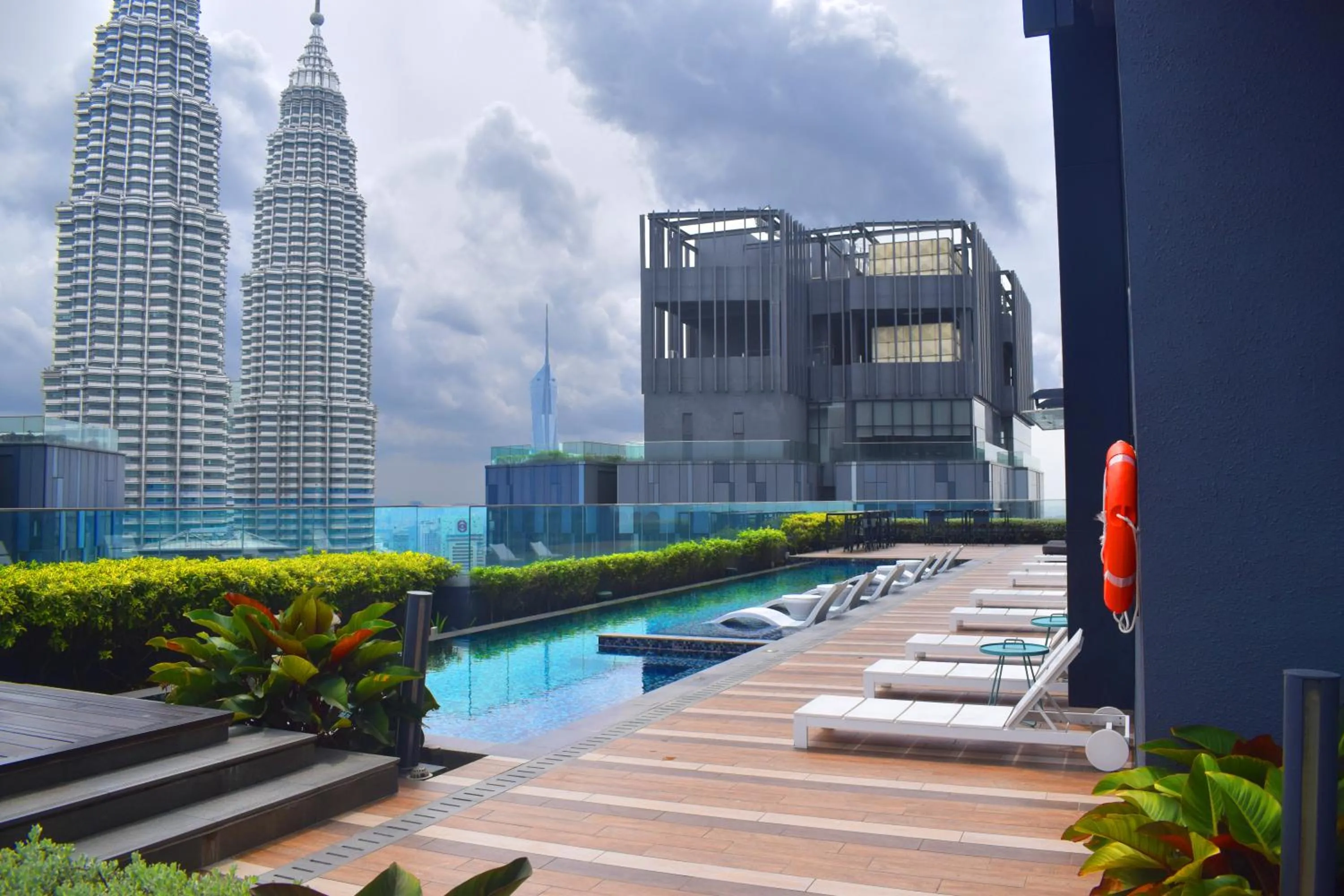 Swimming pool in Star Sky Park KLCC