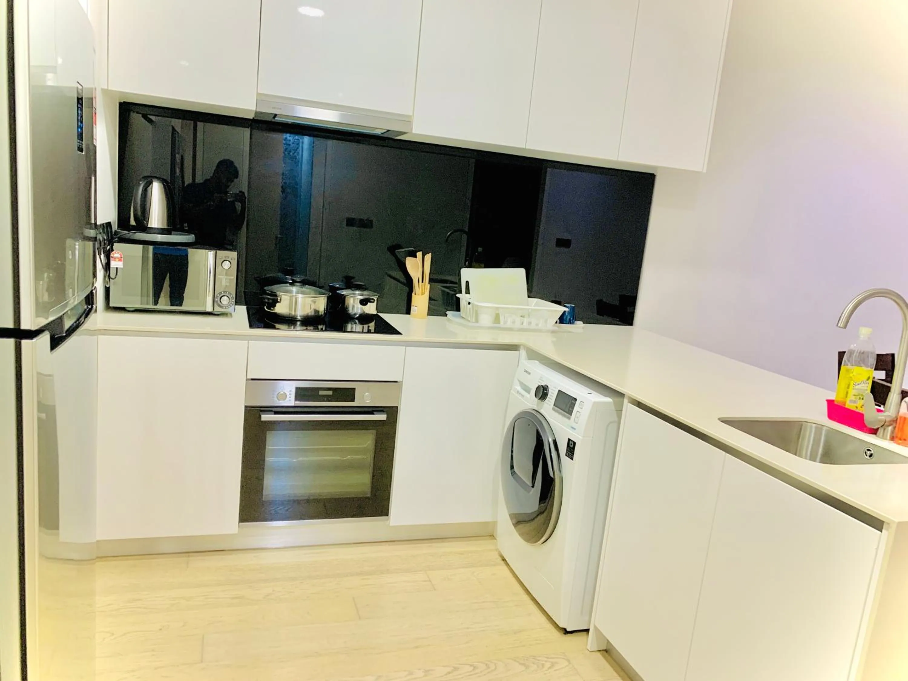 Kitchen or kitchenette in Star Sky Park KLCC