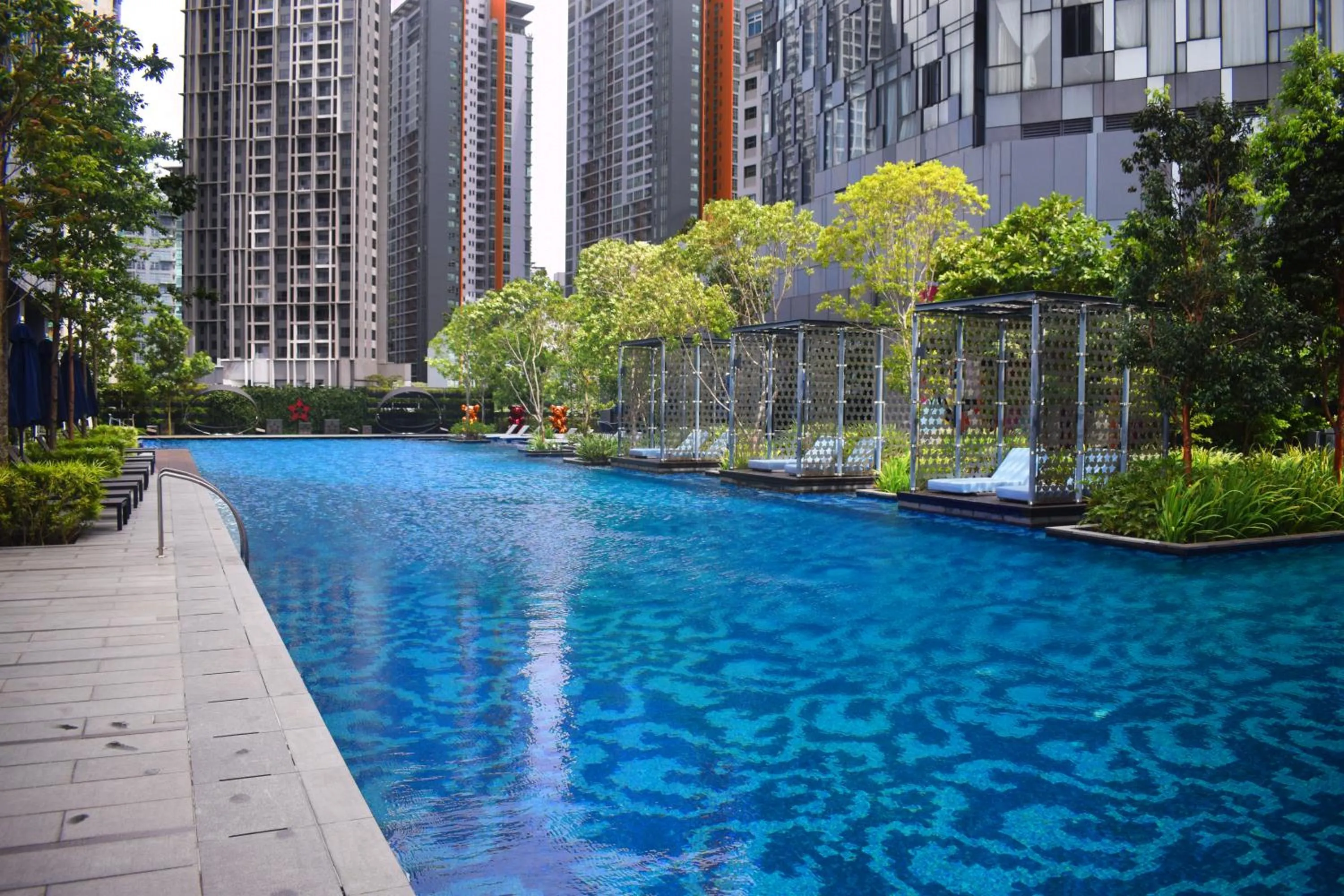Swimming pool in Star Sky Park KLCC