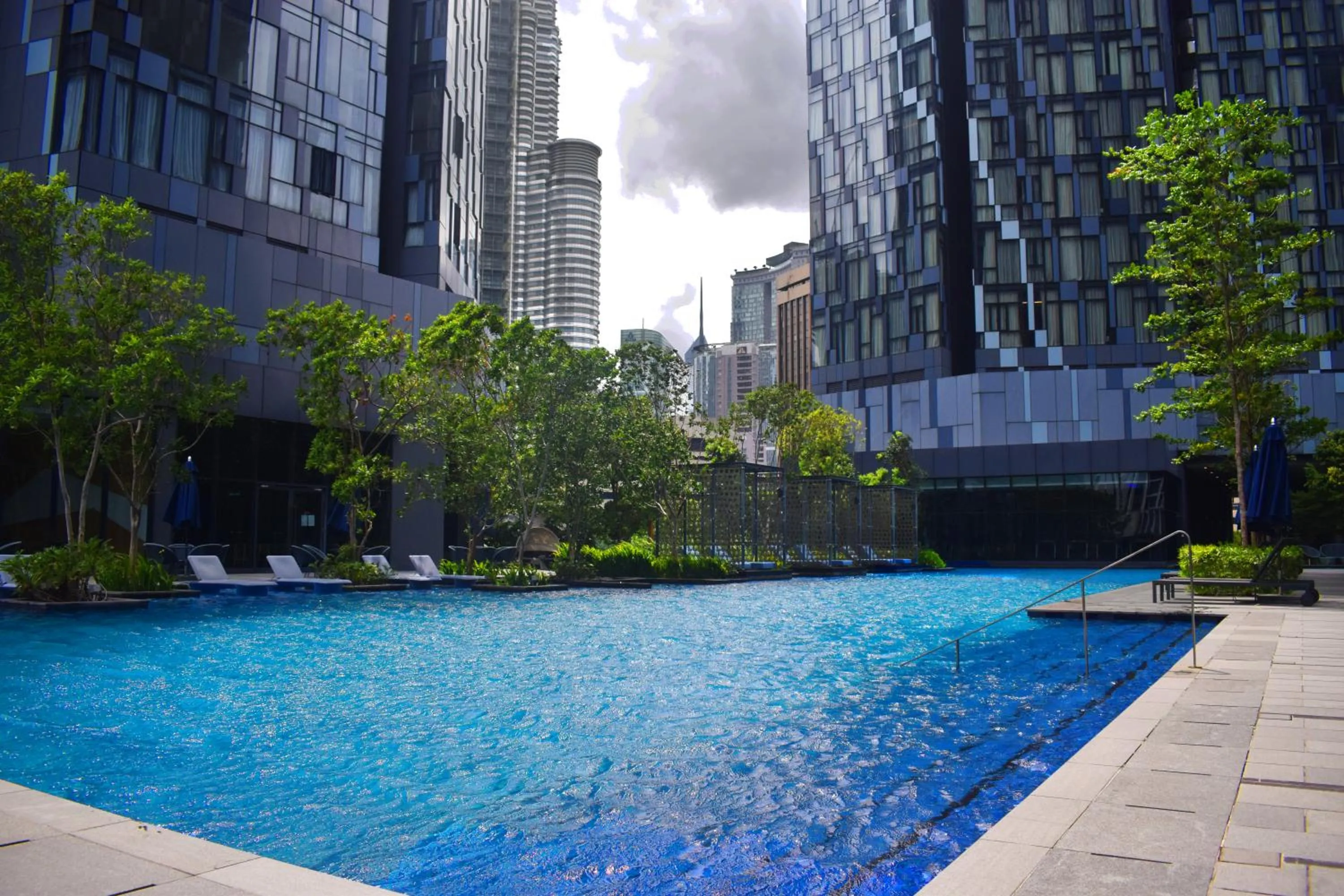 Swimming pool in Star Sky Park KLCC
