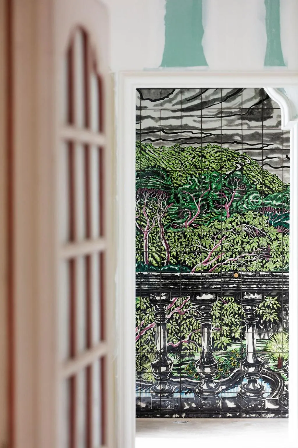 Decorative detail in Château de Collias