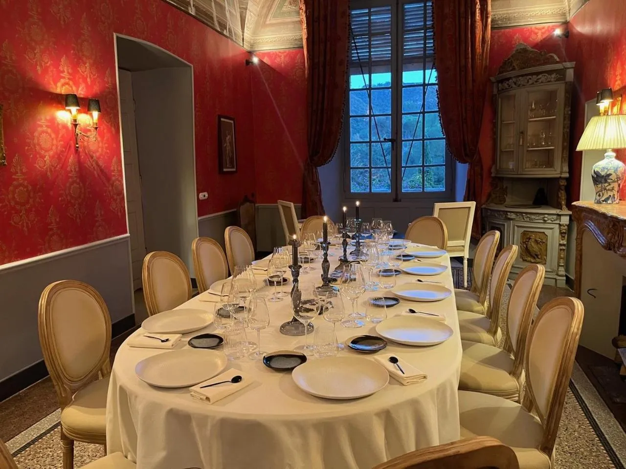 Living room in Château de Collias - Maison de Vacances