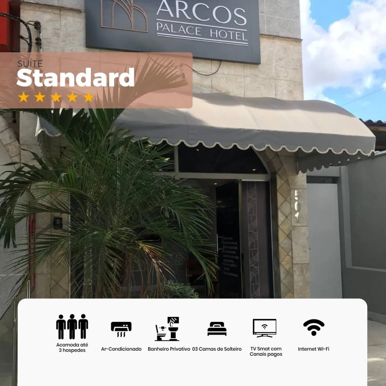 Property logo or sign in Arcos Palace Hotel