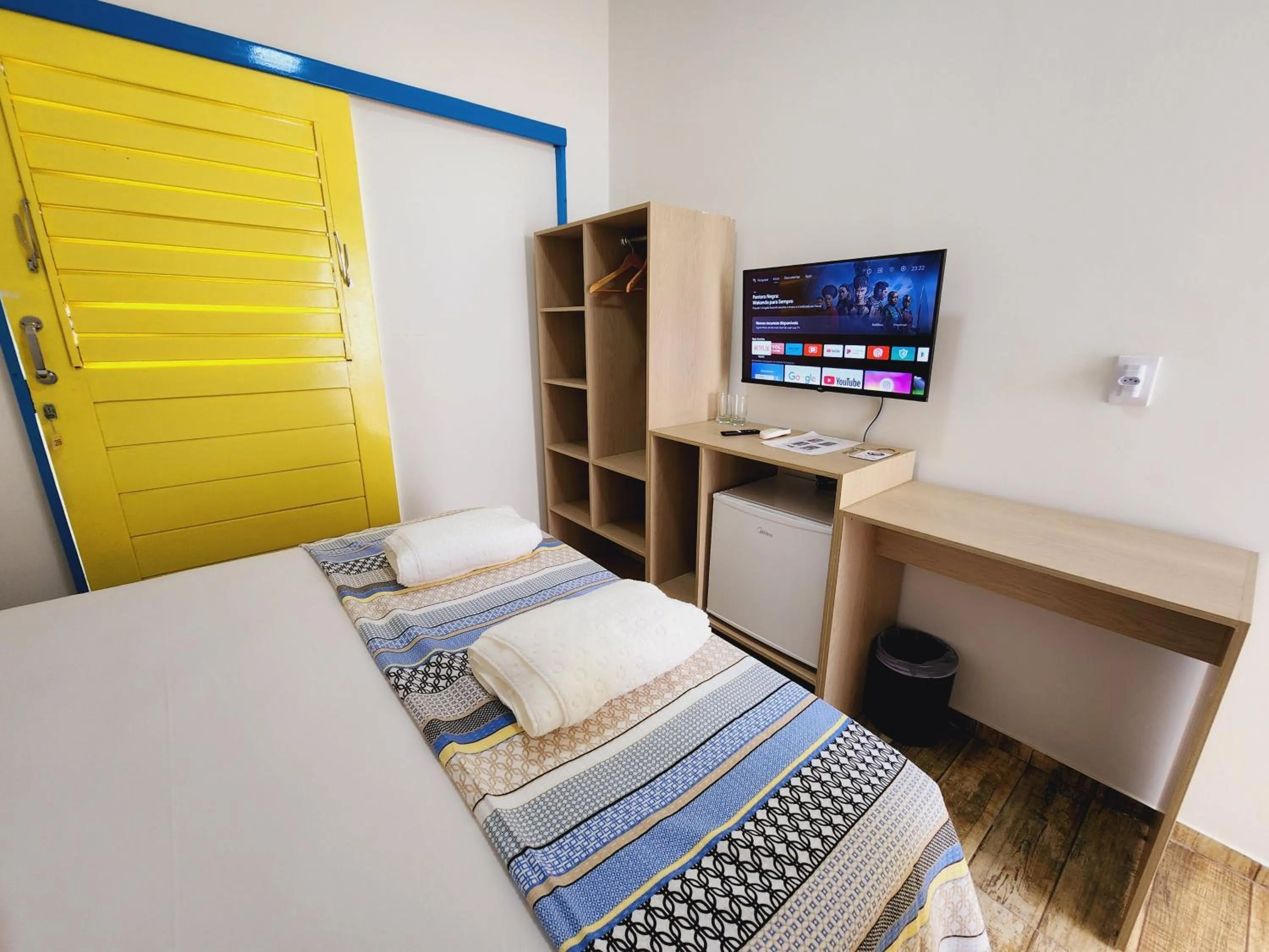 Bed in Manaí Pousada & Beach Club