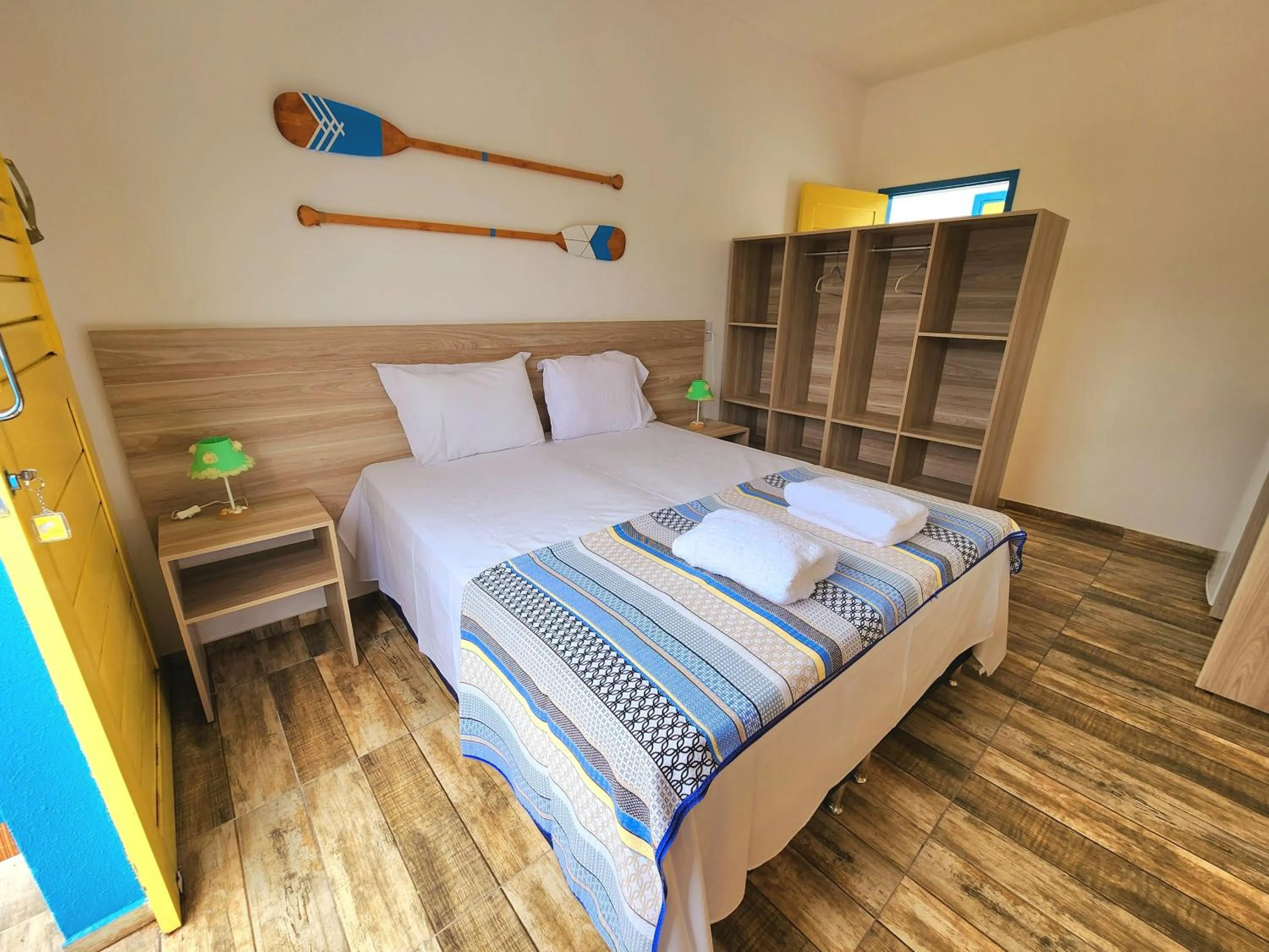 Bed in Manaí Pousada & Beach Club