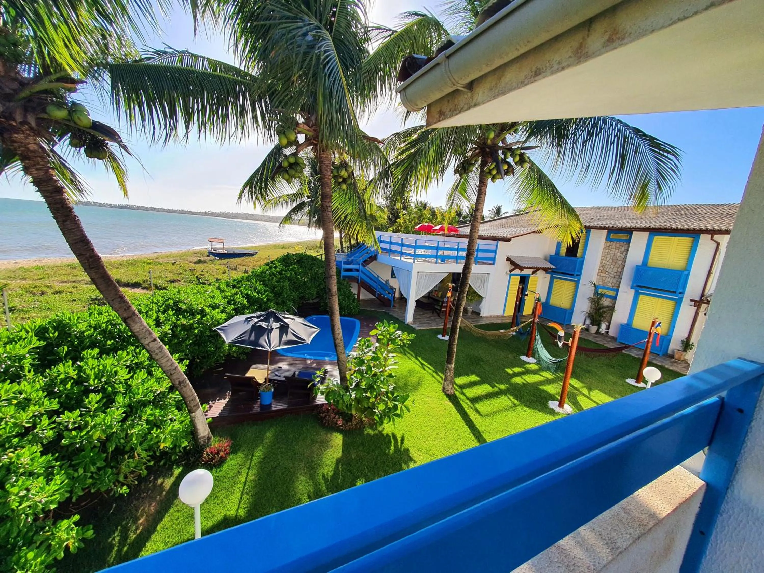 Balcony/Terrace in Manaí Pousada & Beach Club