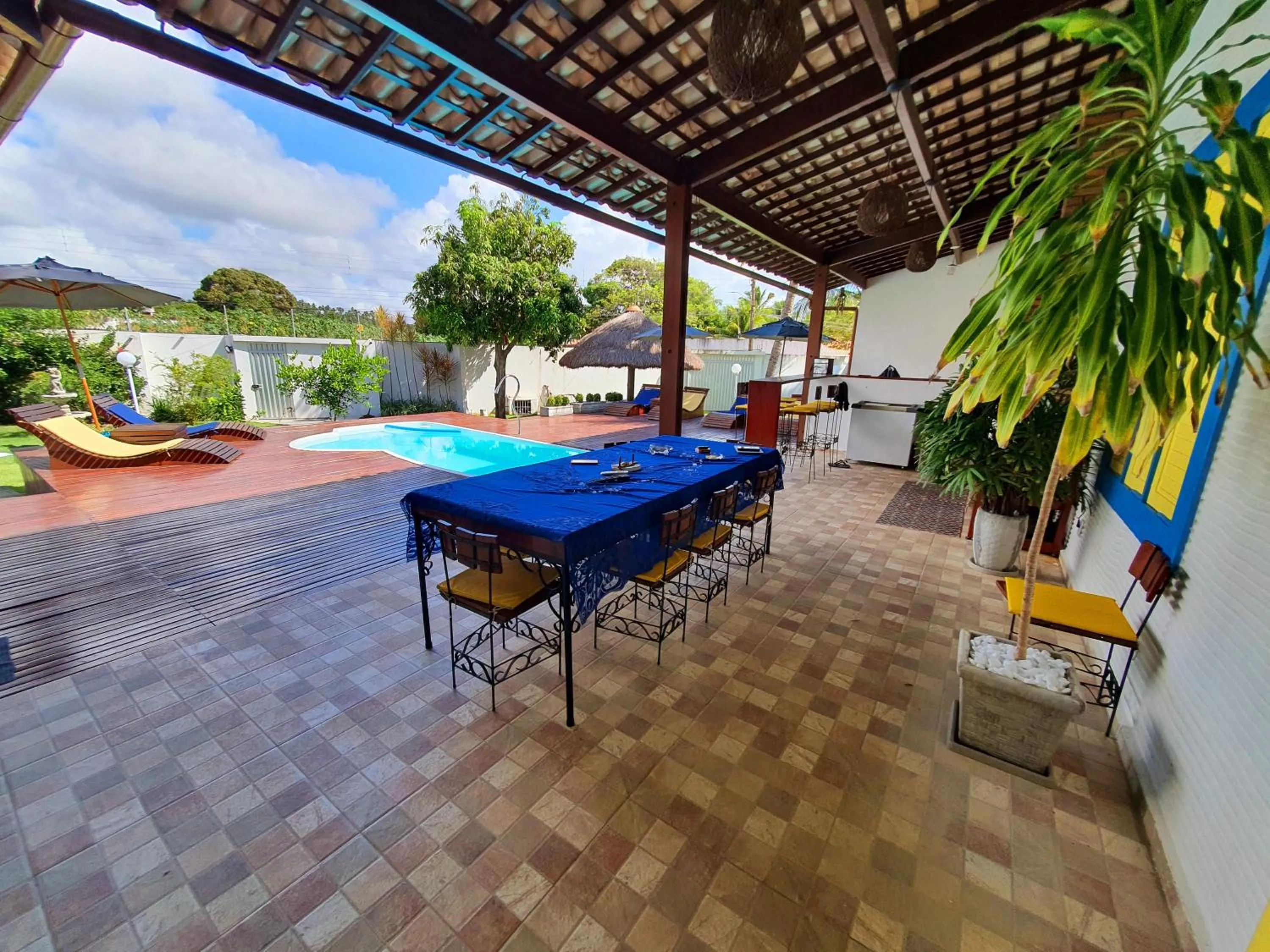 Patio in Manaí Pousada & Beach Club