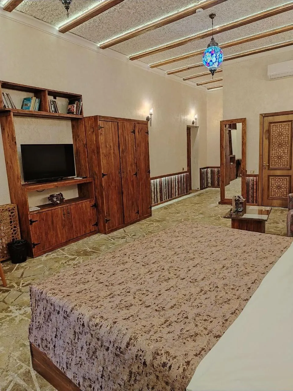 Bed in Qiz Galasi Hotel Baku