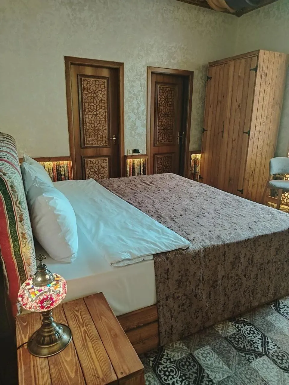 Bed in Qiz Galasi Hotel Baku
