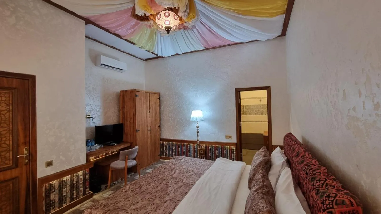 Bed in Qiz Galasi Hotel Baku