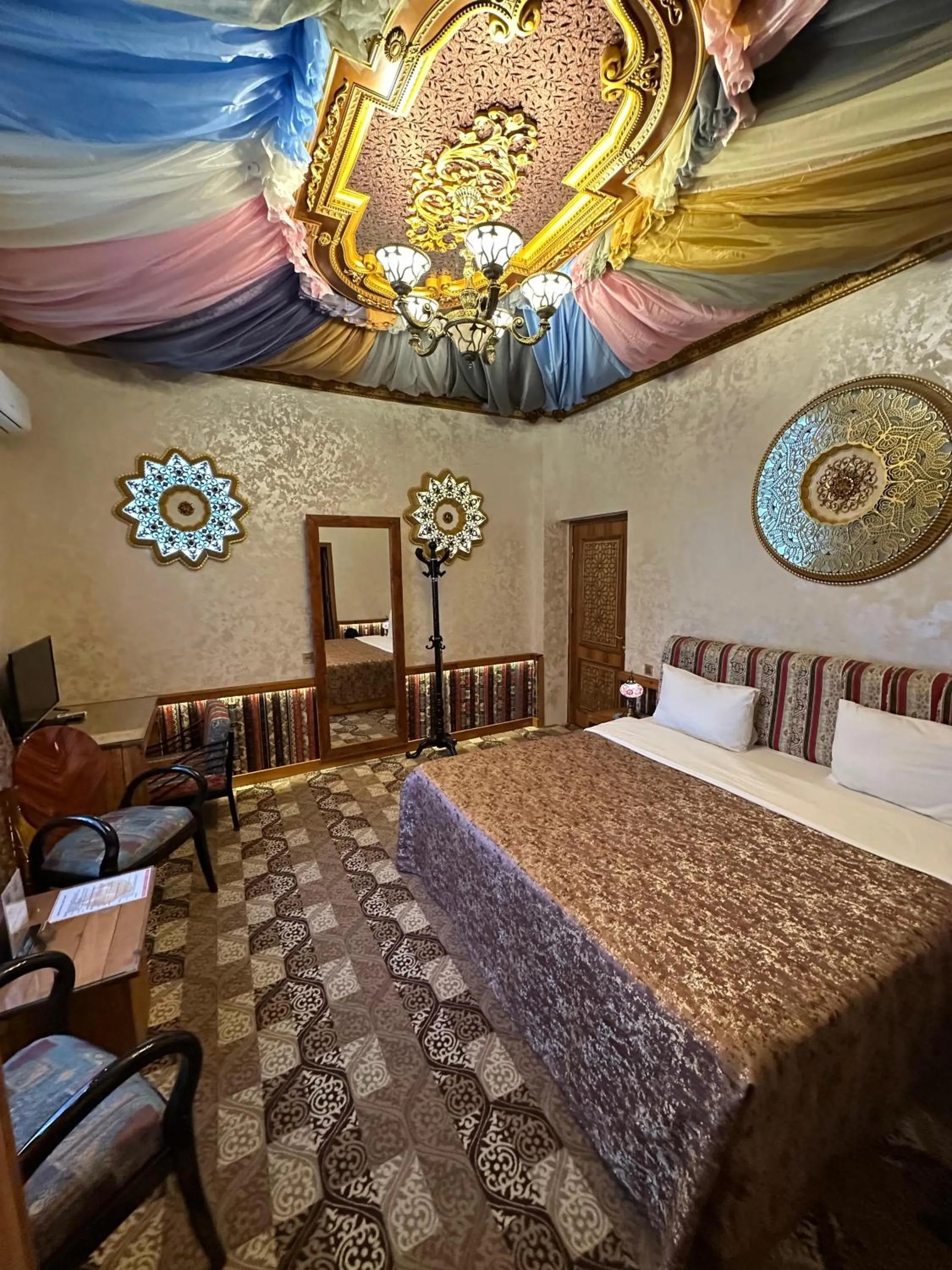 Bed in Qiz Galasi Hotel Baku