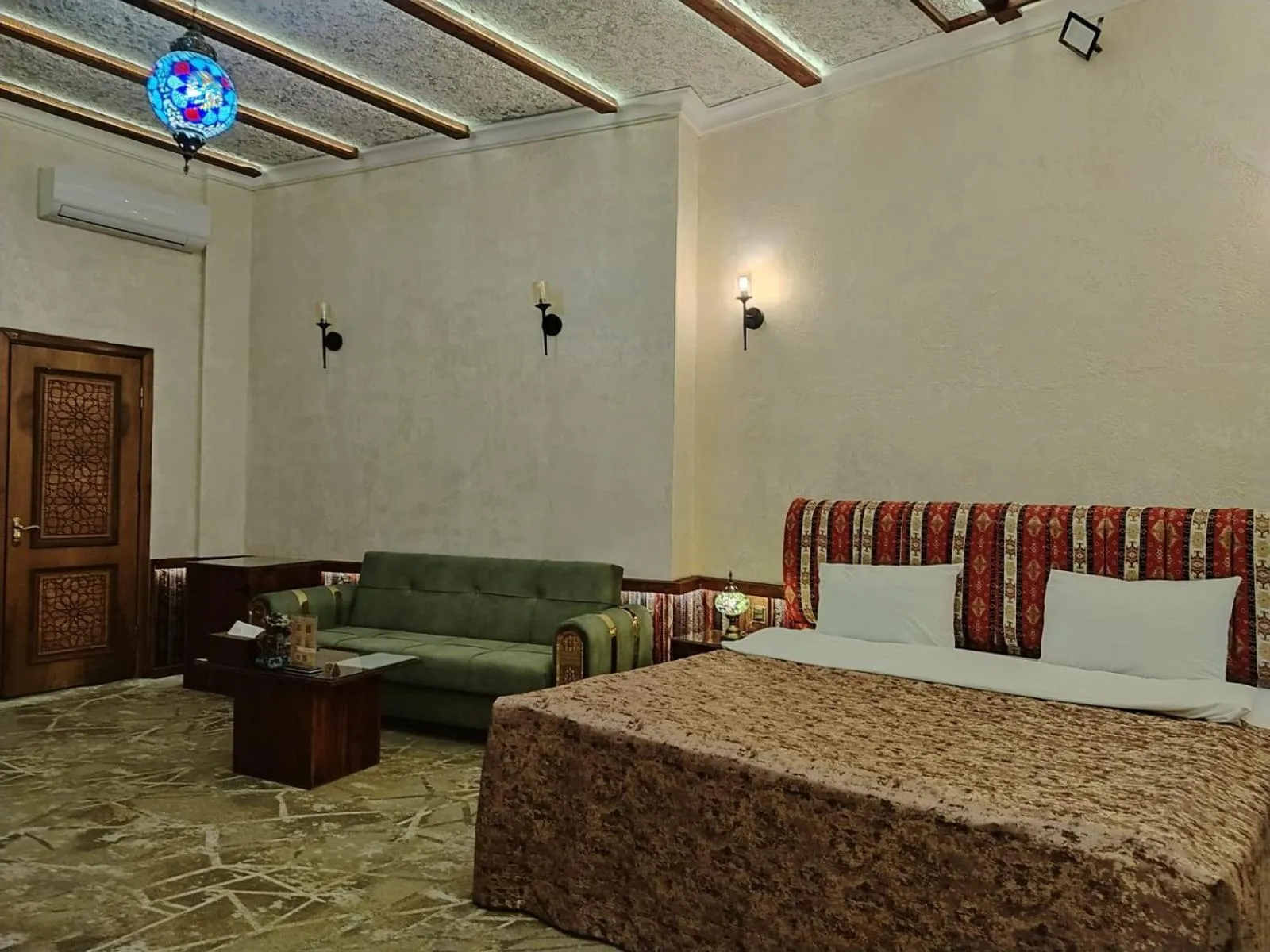 Bed in Qiz Galasi Hotel Baku