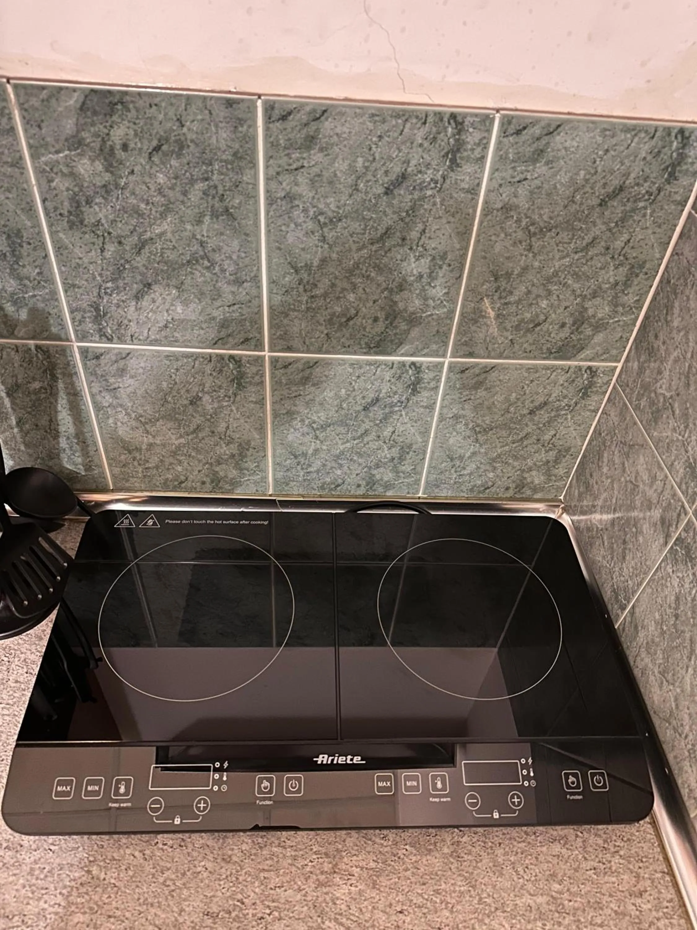 kitchen in Qiz Galasi Hotel Baku