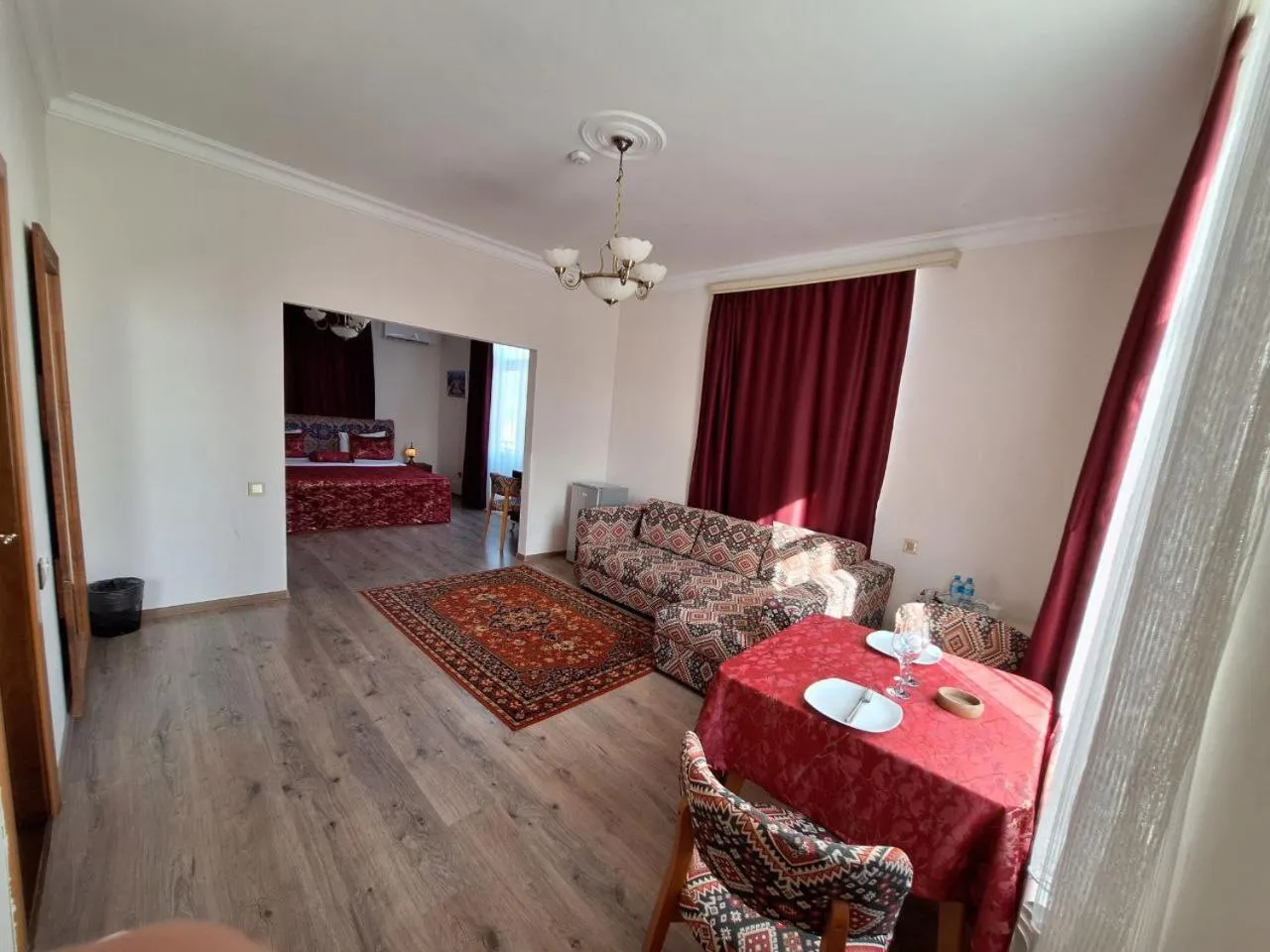 Living room in Qiz Galasi Hotel Baku