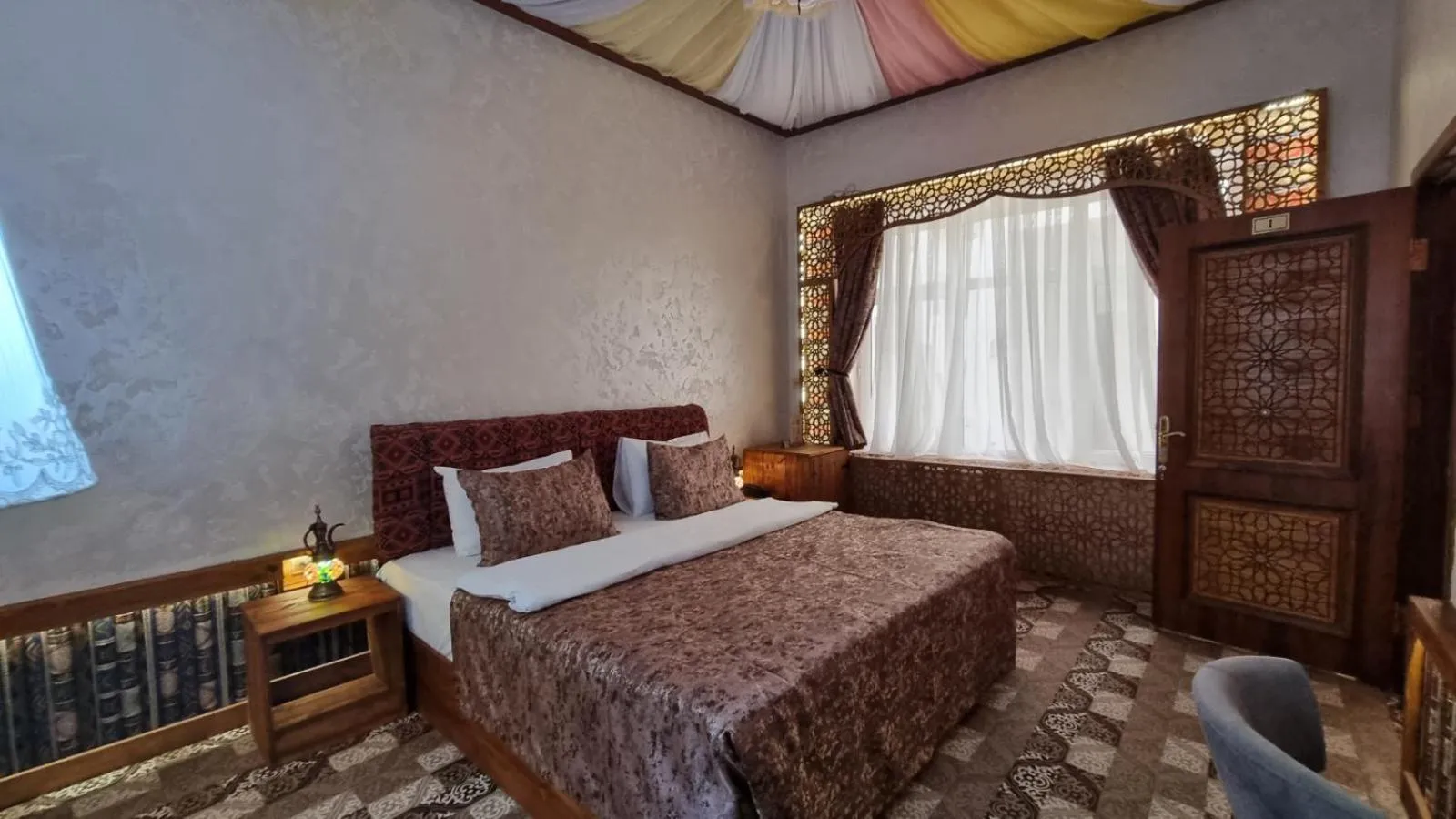 Bed in Qiz Galasi Hotel Baku