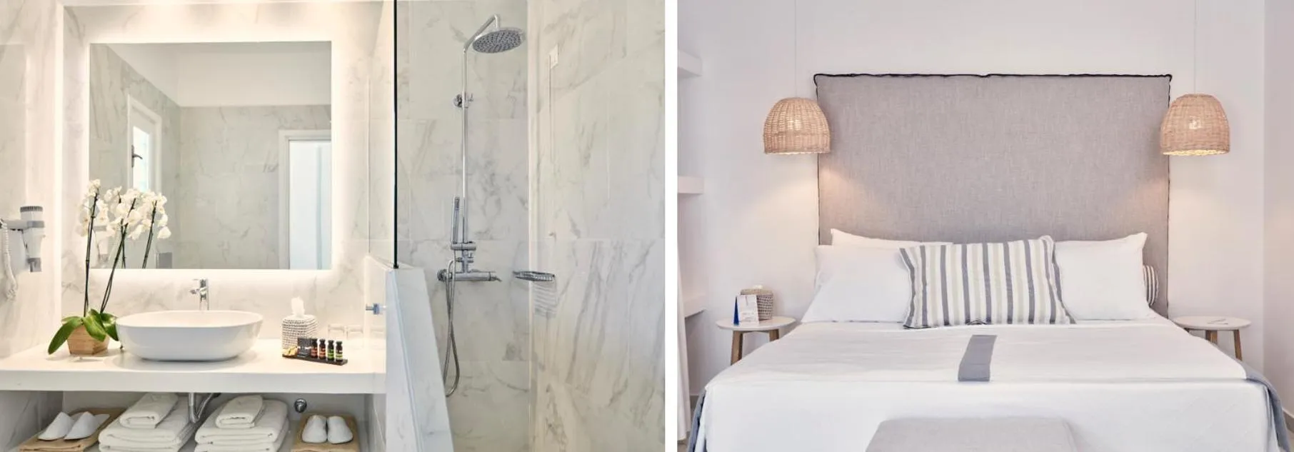 Bed in Archipelagos Hotel - Small Luxury Hotels of the World