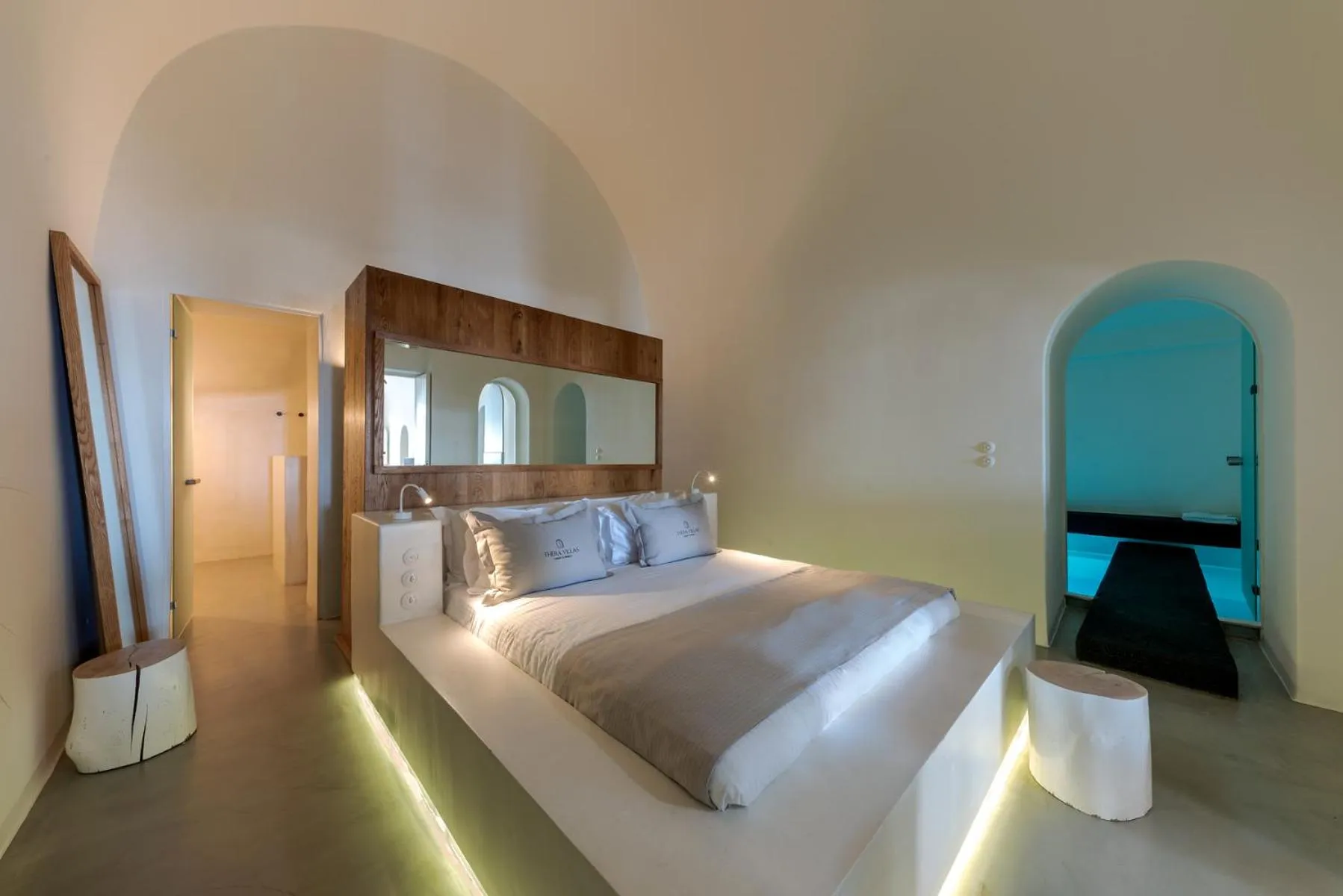 Bed in Thera Villas