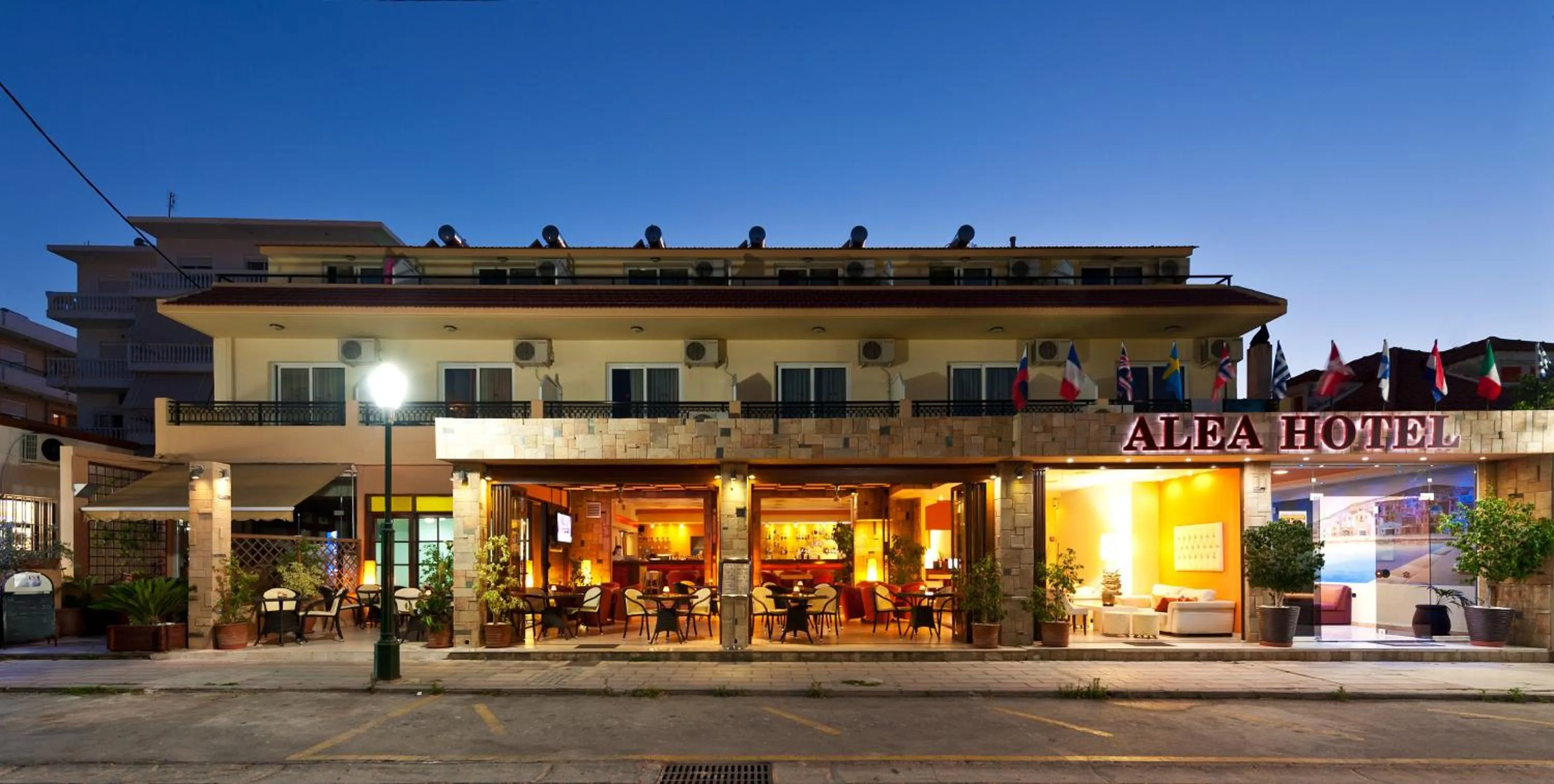 Property building in Alea Hotel Apartments