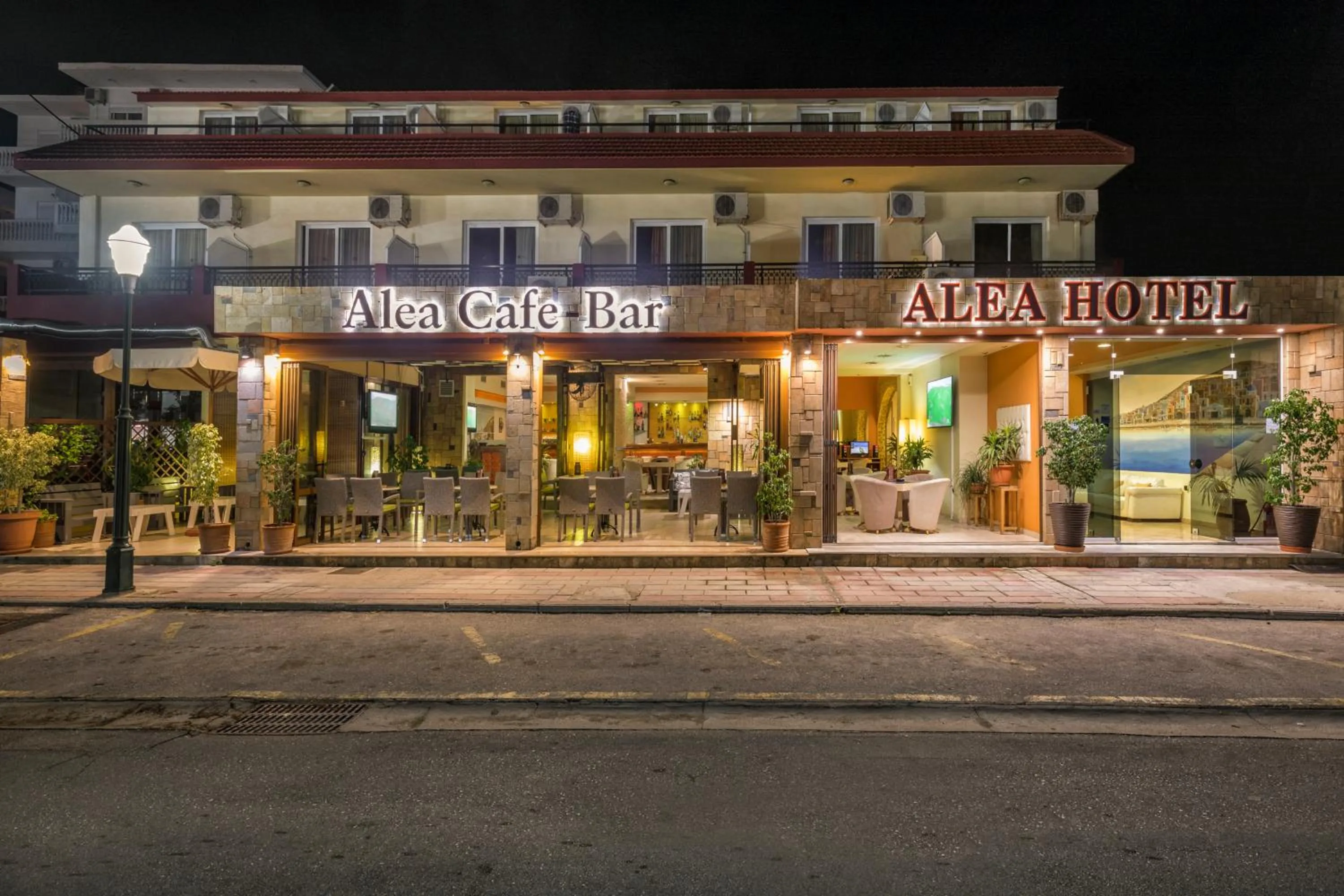 Facade/entrance in Alea Hotel Apartments