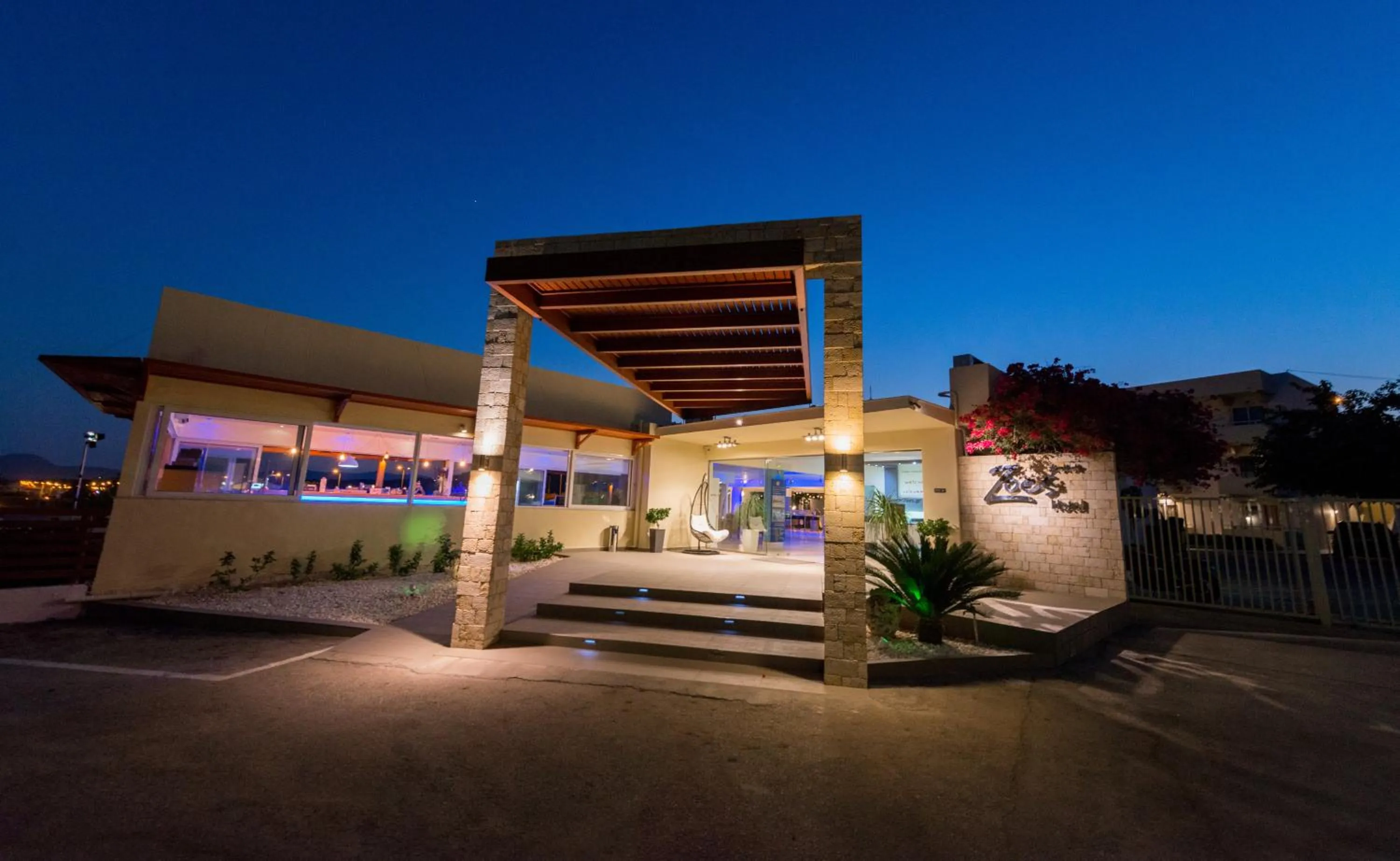 Facade/entrance in Zoes Hotel & Suites