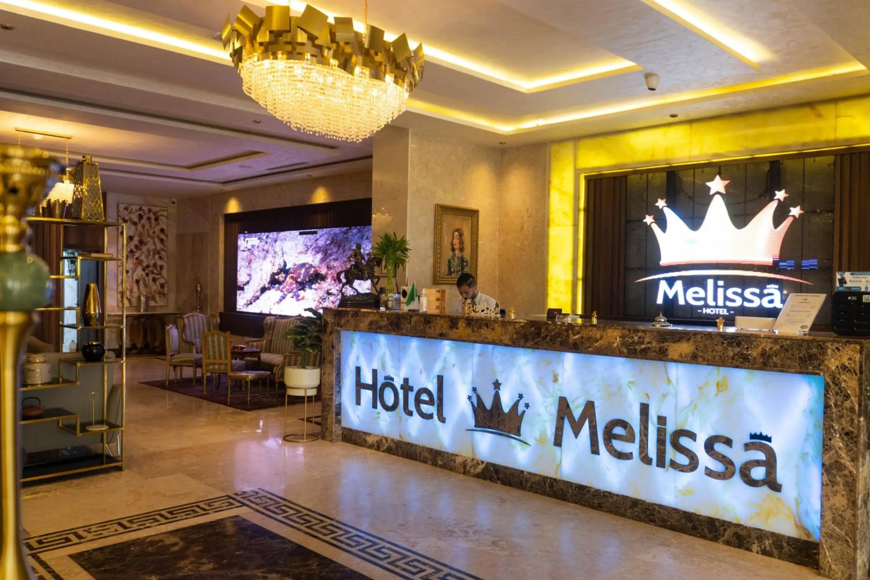 Lobby or reception in Melissa Hotel Lobby or reception in Melissa Hotel