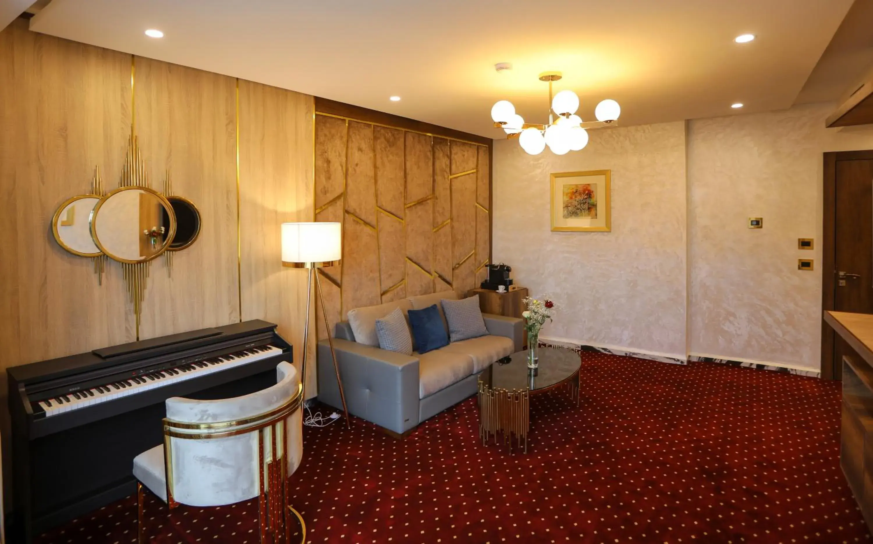 Living room in Melissa Hotel Living room in Melissa Hotel